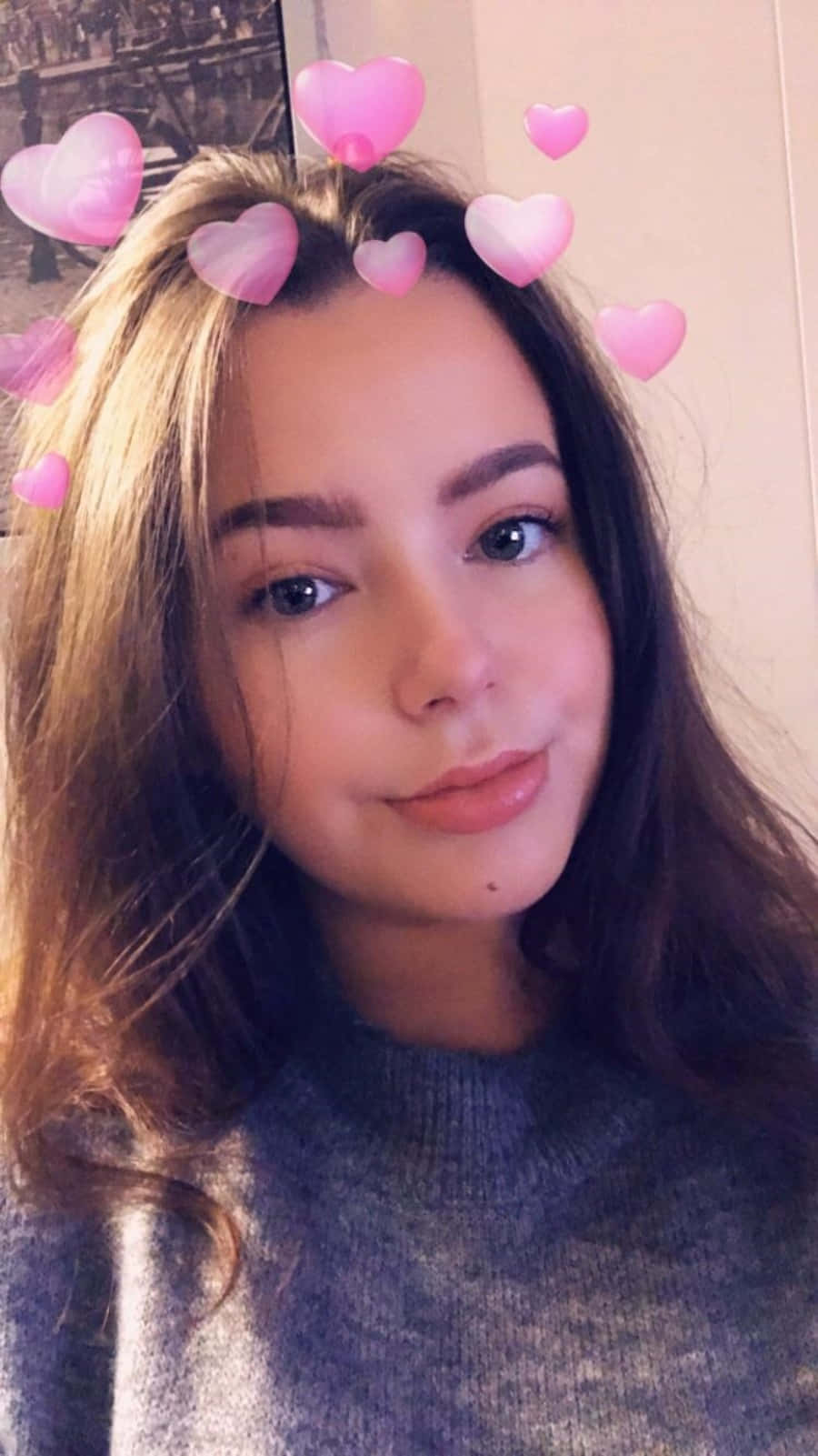 รูปหัวใจ Snapchat วอลเปเปอร์
