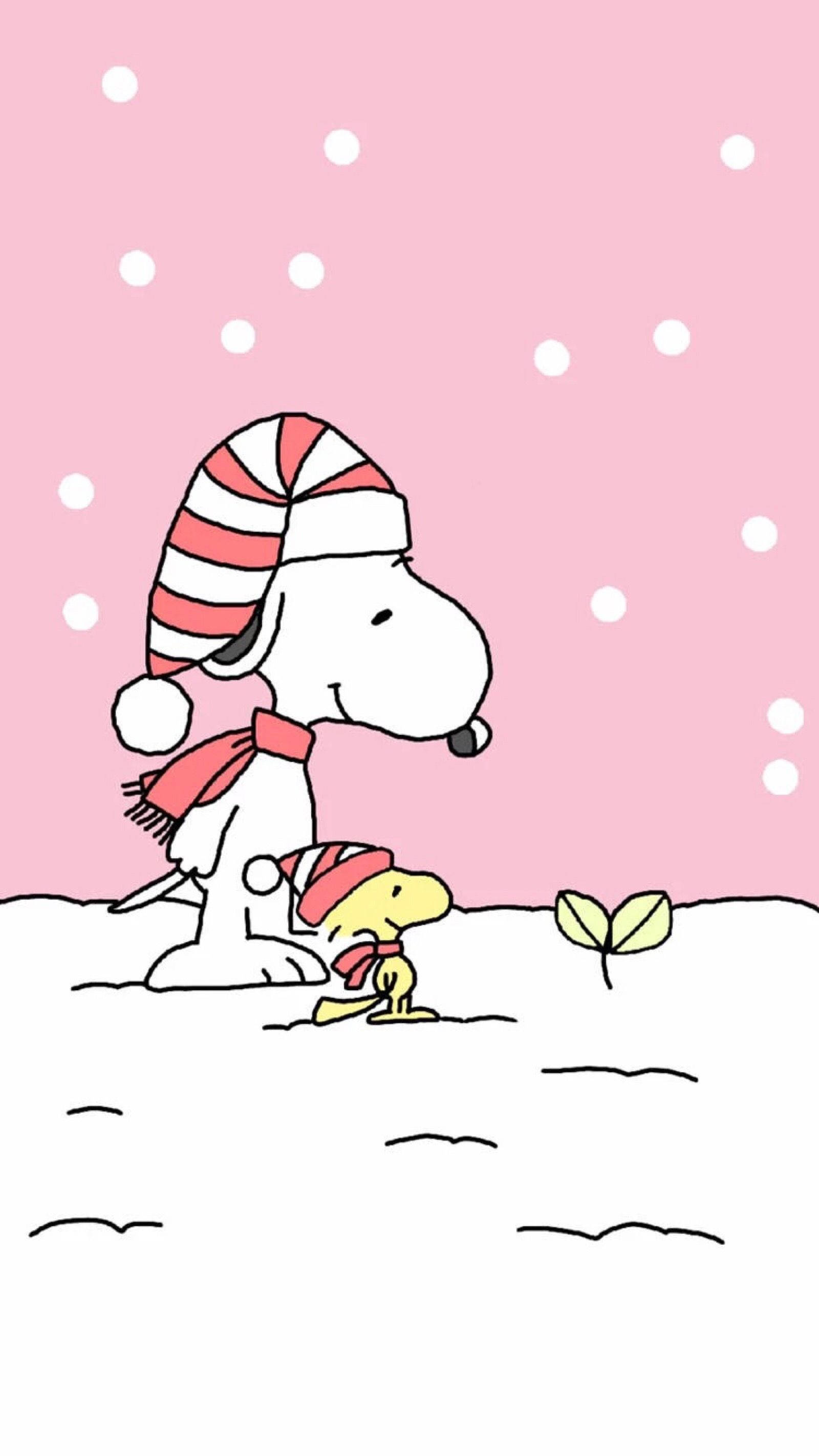 Snoopy ต้นคริสต์มาส วอลเปเปอร์