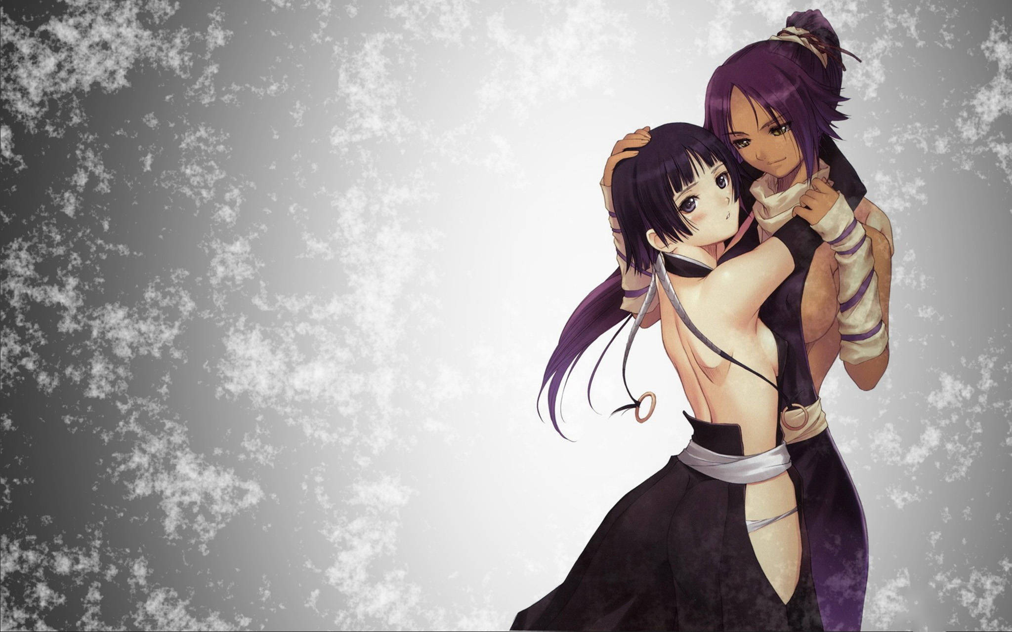 อนิเมะเลสเบี้ยน Soifon และ Yoruichi วอลเปเปอร์