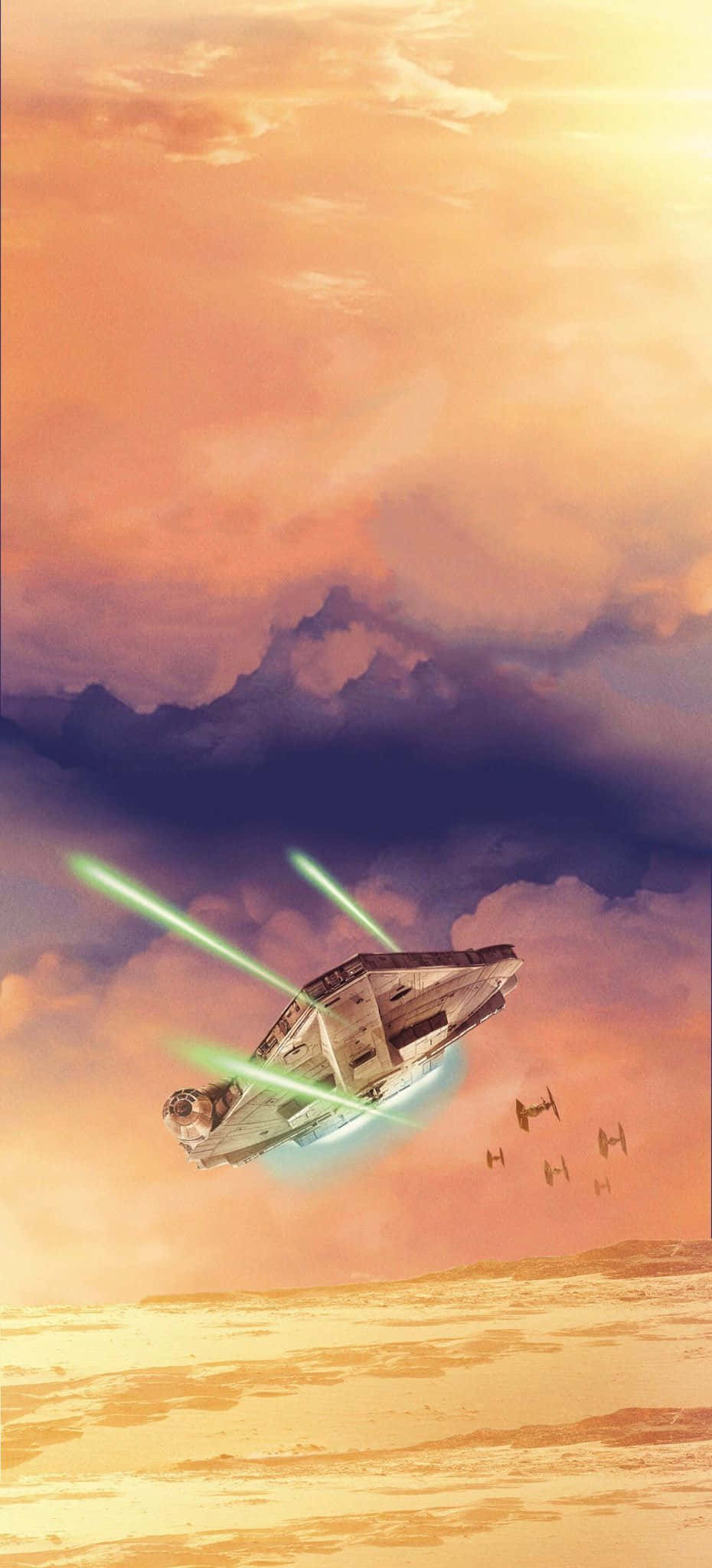 ฮาน โซโลและชิวแบ็กกาใน Solo: A Star Wars Story วอลเปเปอร์