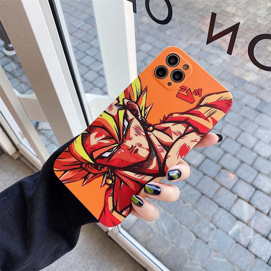 รูป Son Goku บนเคสโทรศัพท์ วอลเปเปอร์