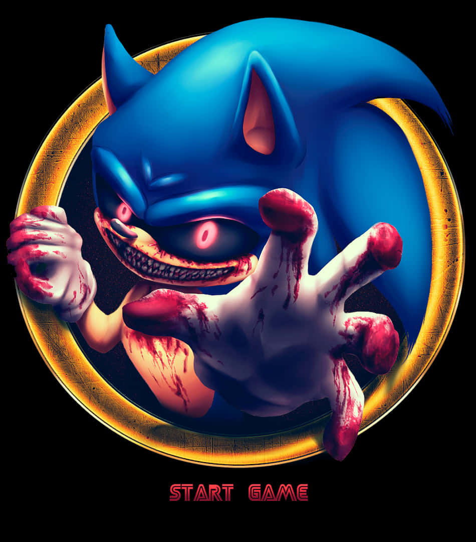 สายตาอันน่าสะพรึงกลัวของ Sonic.EXE วอลเปเปอร์