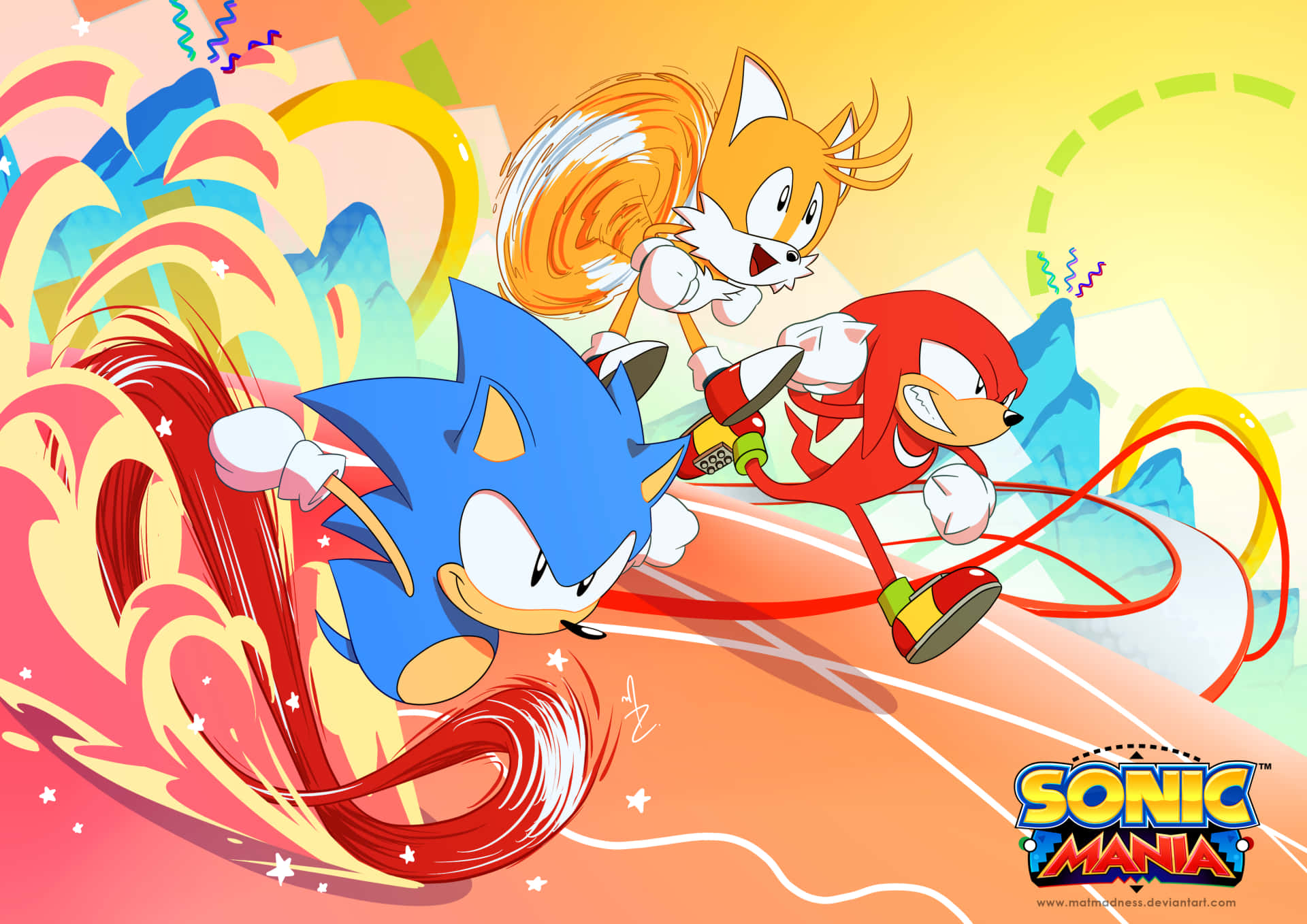 เล่นเกมแนวไซด์สโครลเลอร์คลาสสิกสุดยอดกับ Sonic Mania! วอลเปเปอร์
