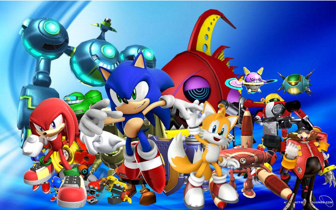 Sonic, Tails และ Knuckles พร้อมที่จะพิชิตโลก วอลเปเปอร์