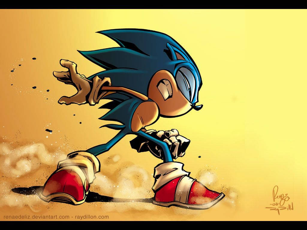 ความเร็วแห่งเสียง: งานแฟนอาร์ต Sonic the Hedgehog วอลเปเปอร์