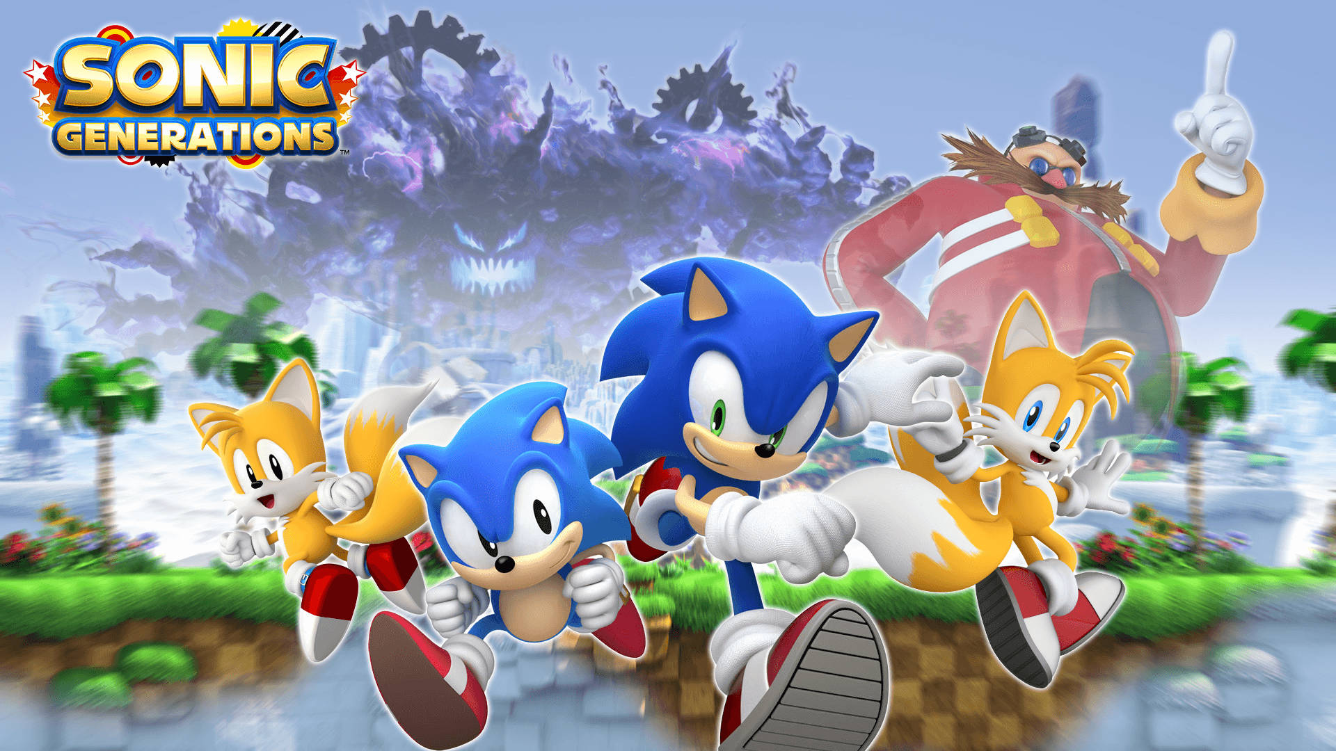 วอลเปเปอร์ HD เกมแพลตฟอร์ม Sonic Generations — โซนิค วอลเปเปอร์