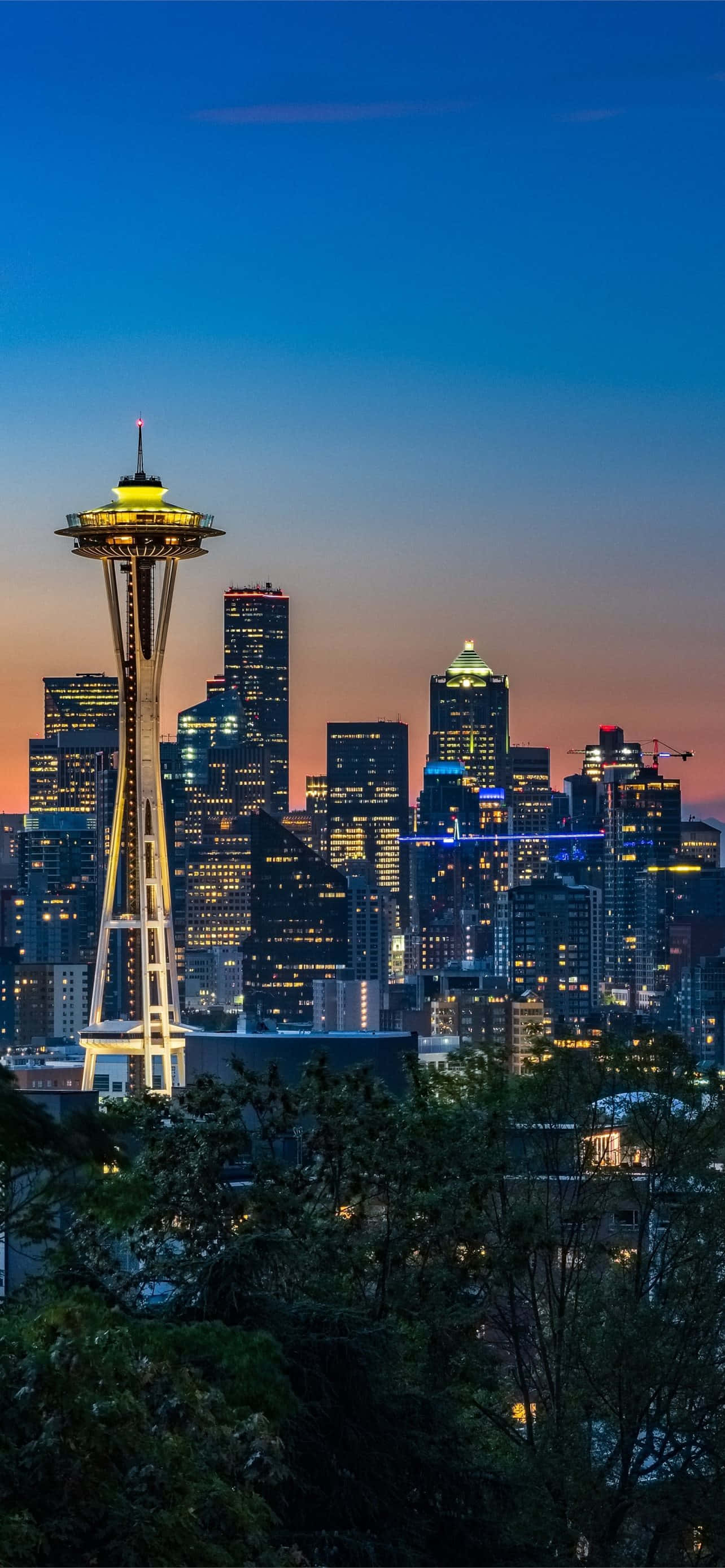 Space Needle ยามค่ำคืน พื้นหลังซีแอตเทิลที่ดีที่สุด วอลเปเปอร์