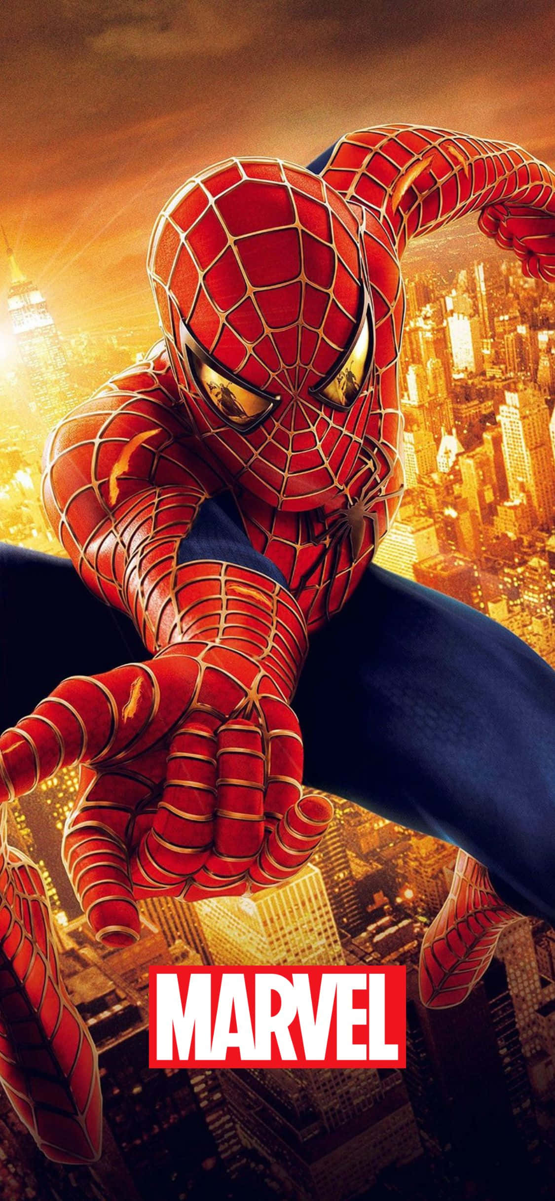โปสเตอร์ Spider-Man 2 พื้นหลัง iPhone XS มาร์เวล วอลเปเปอร์