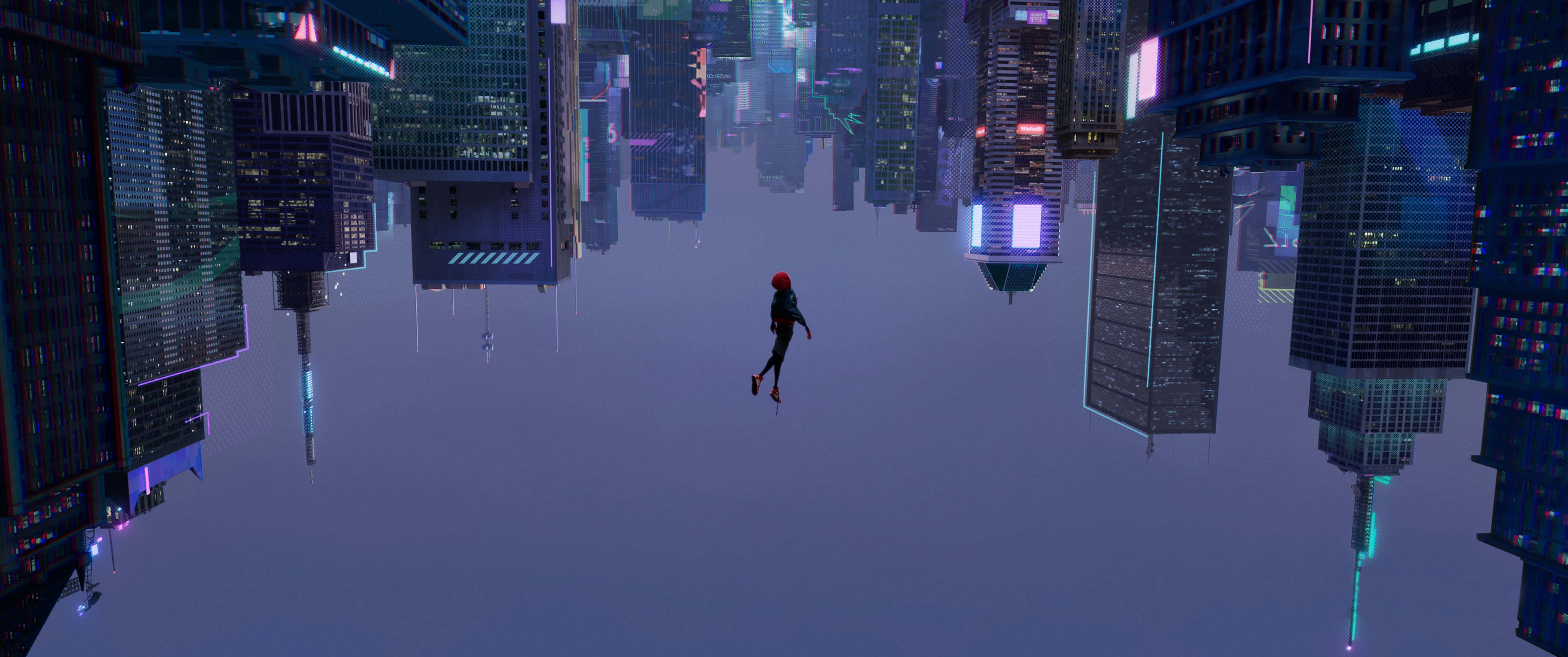 วอลเปเปอร์ Spider-Man จาก Into the Spider-Verse สุดเจ๋ง 4K วอลเปเปอร์