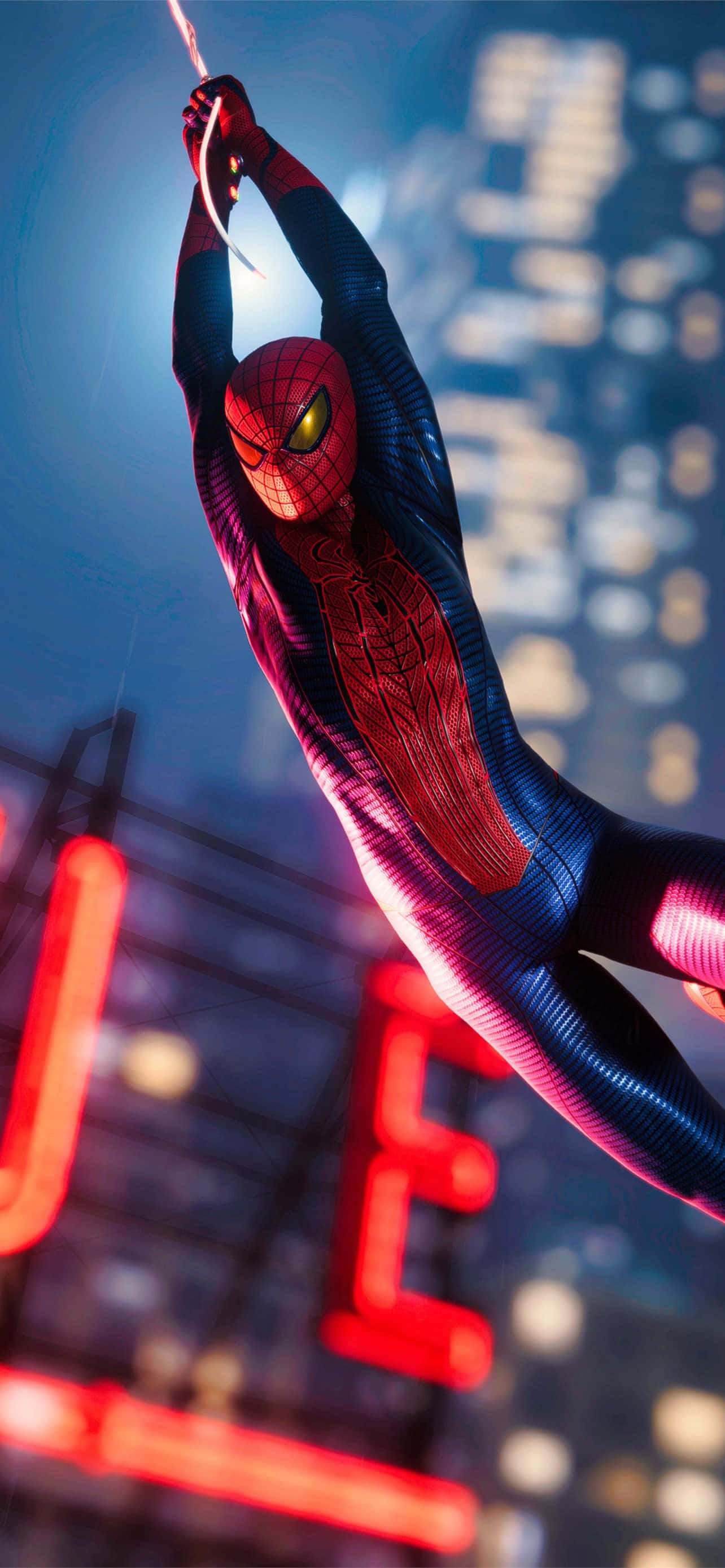 ฉากแอ็กชันจาก Spider-Man วอลเปเปอร์