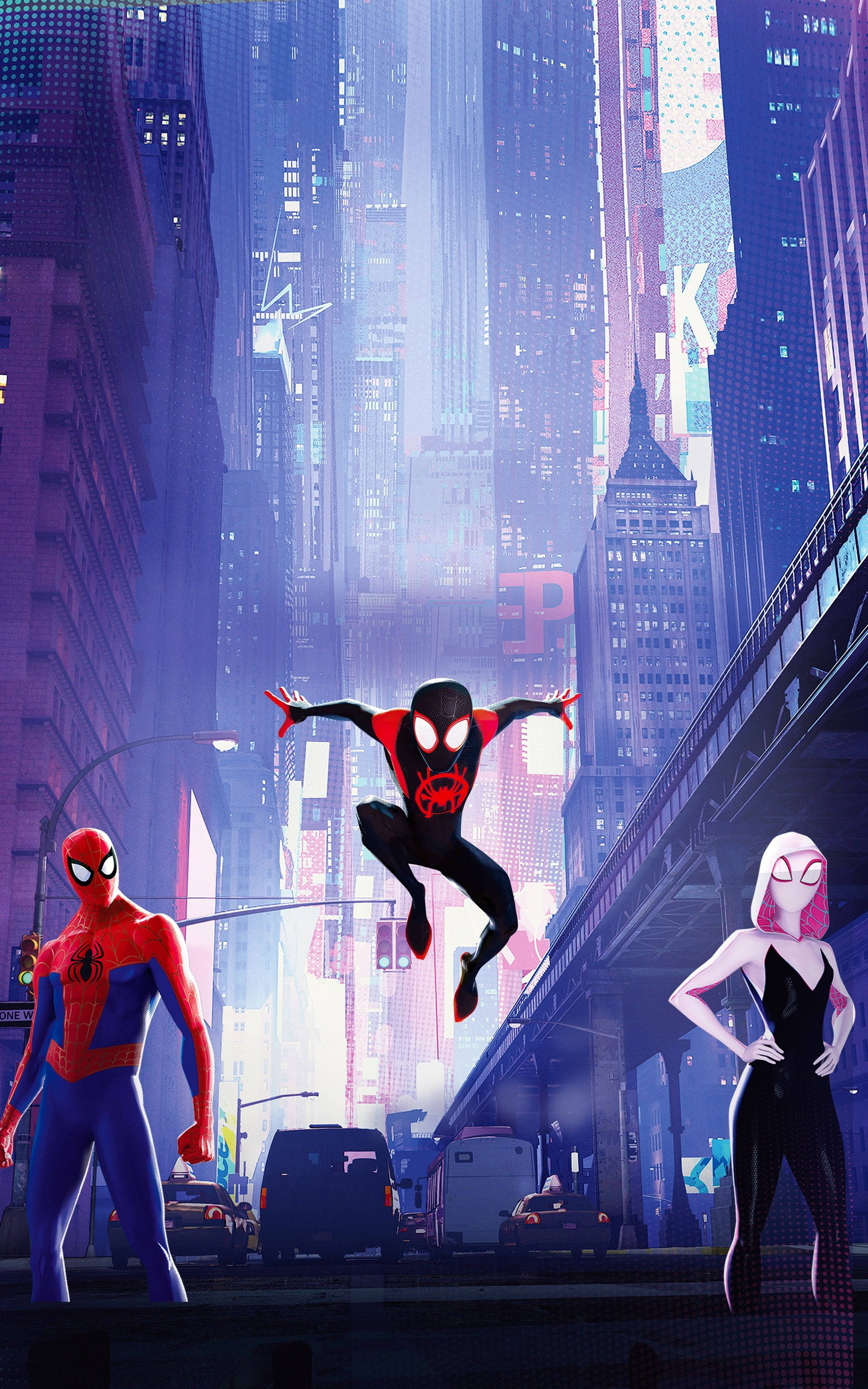 Spider-Verse สุดตระการตารวมสามสไปเดอร์แมน วอลเปเปอร์