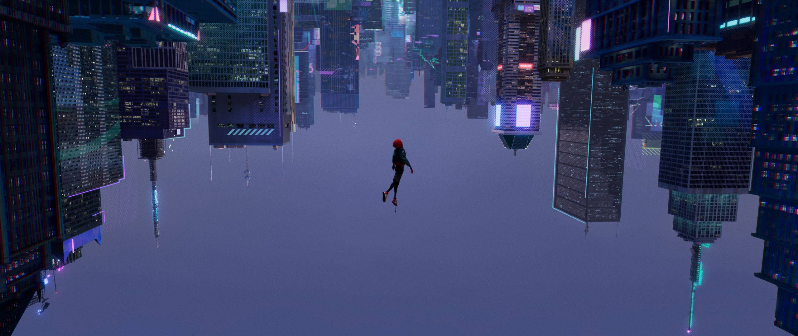 Spiderman ร่วงหล่นอิสระสู่หุบเหวลึก วอลเปเปอร์