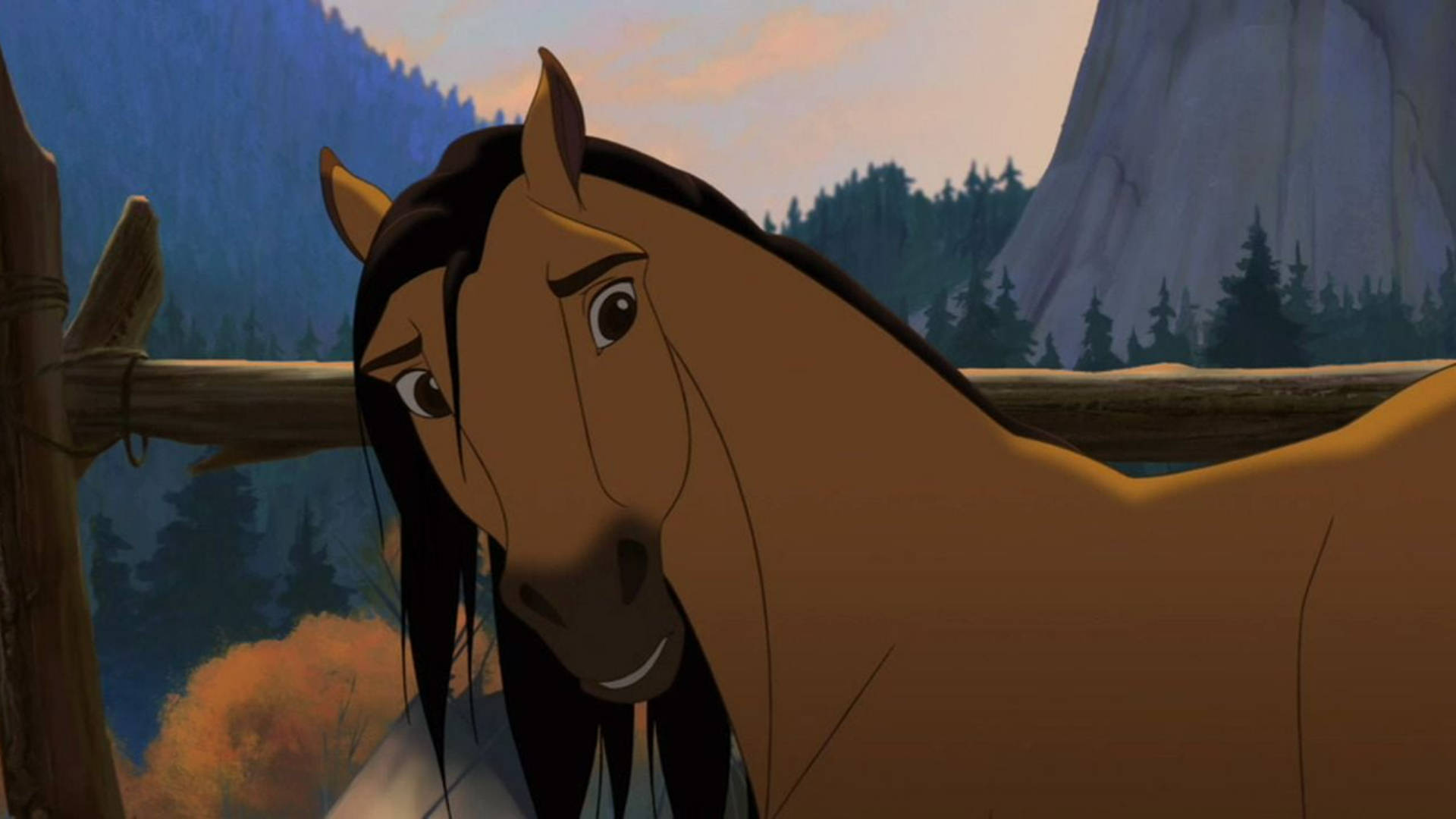 แผงคอยาวของสปิริตจาก Spirit: Stallion of the Cimarron วอลเปเปอร์
