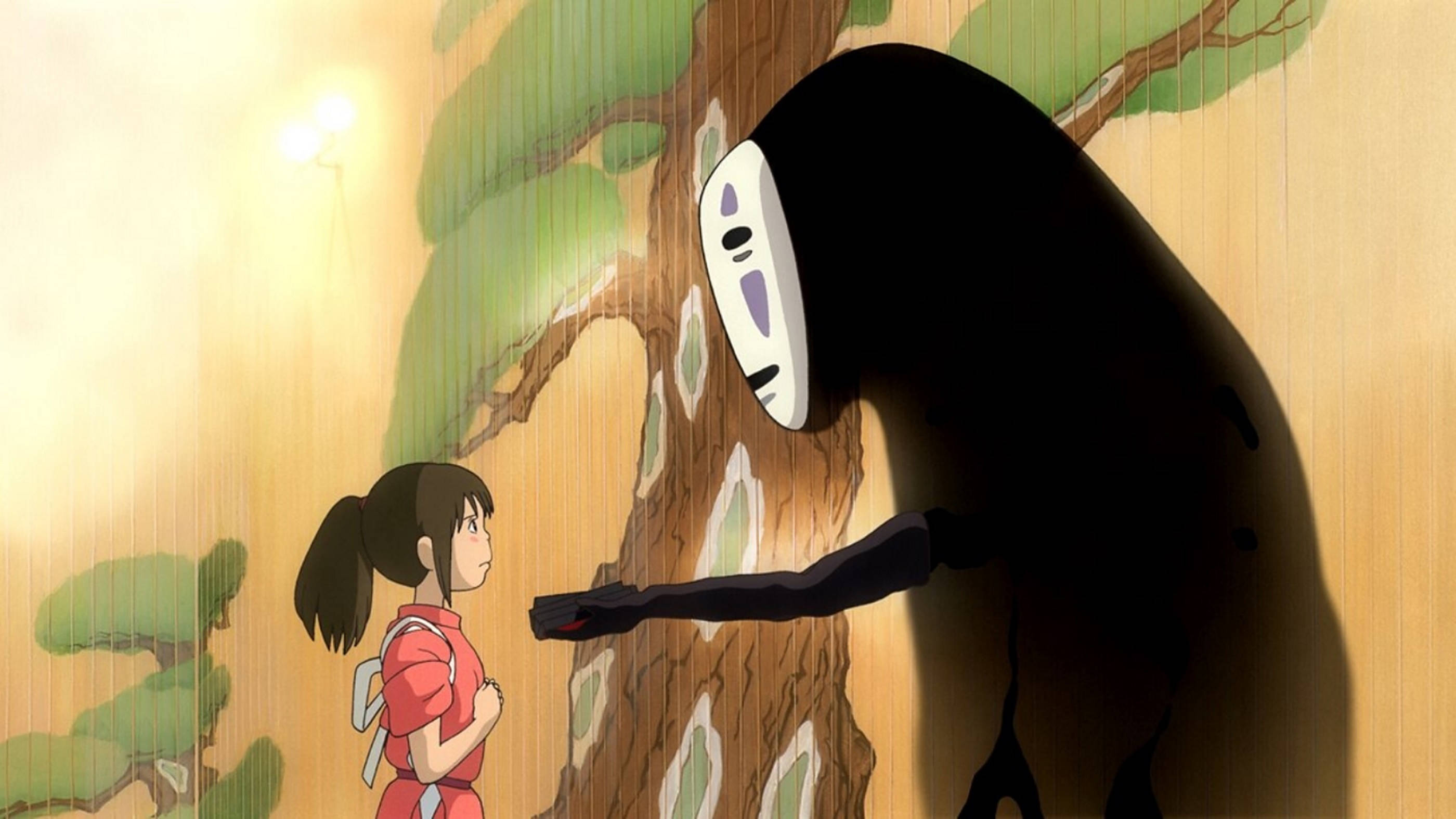 เด็กๆจากอนิเมะ Spirited Away วอลเปเปอร์