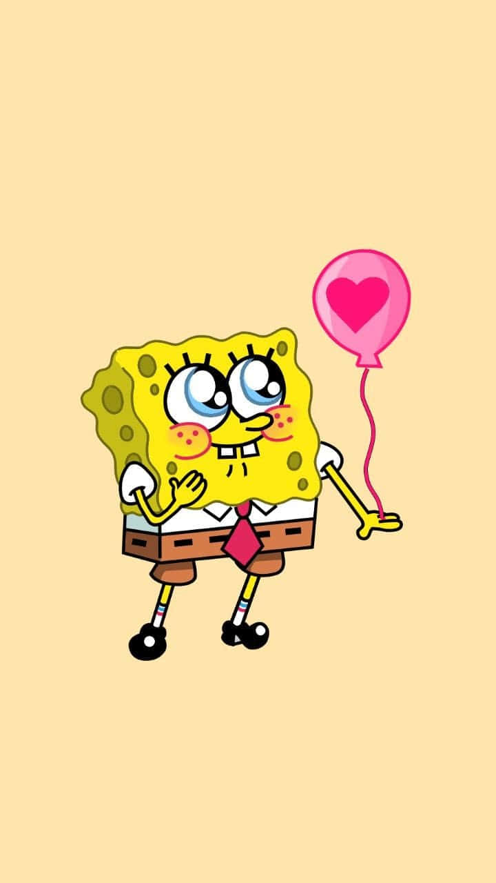 การ์ตูน SpongeBob สุนทรีย์ iPhone วอลเปเปอร์
