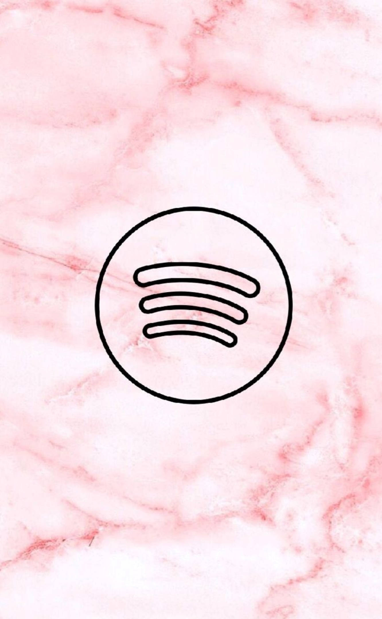 ลายหินอ่อนสีชมพู Spotify วอลเปเปอร์