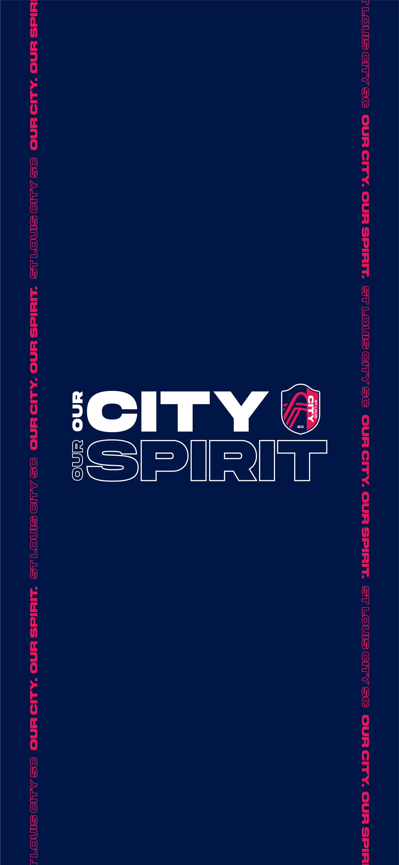 St. Louis City SC Our City Our Spirit Dark Blue วอลเปเปอร์