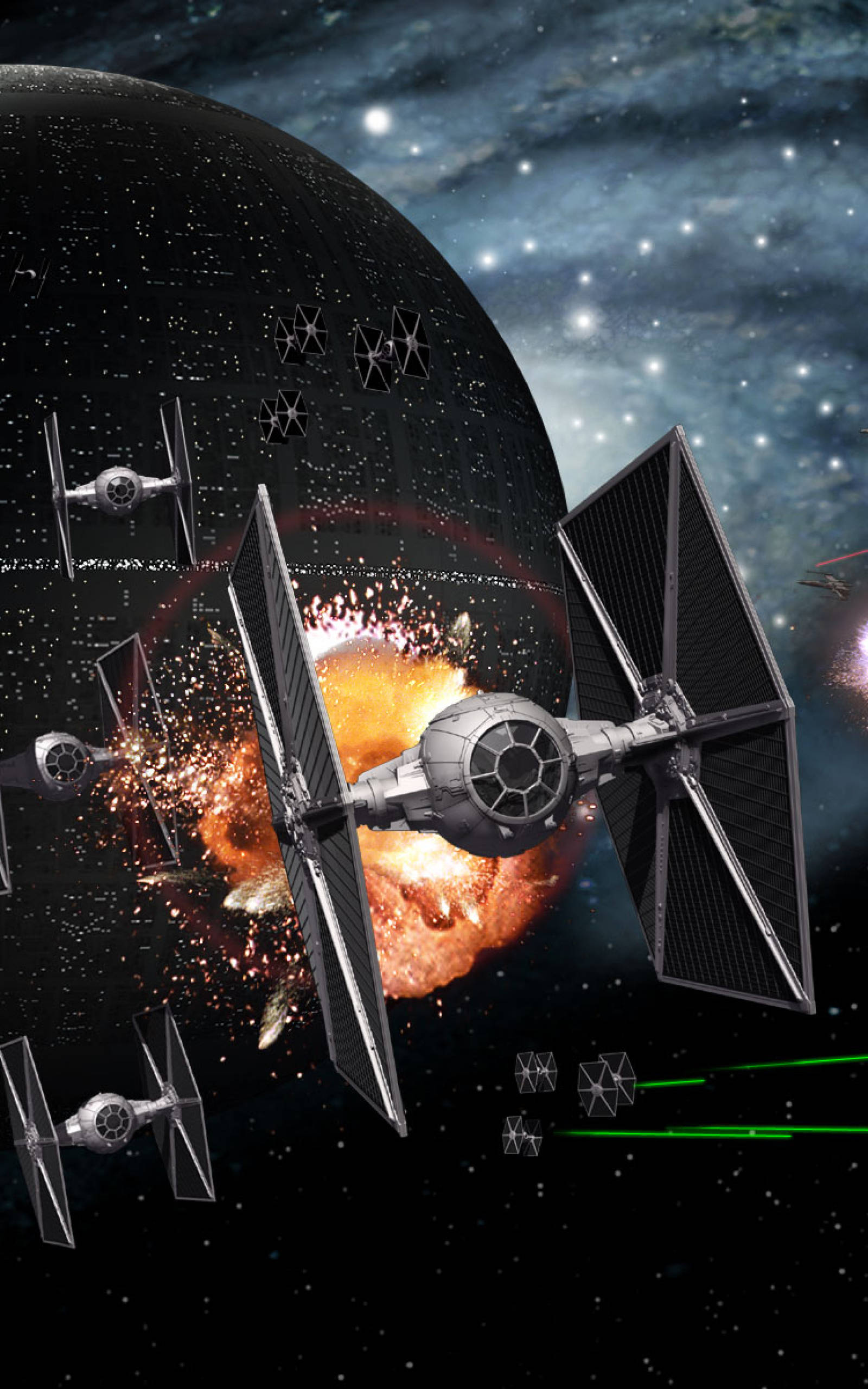 เดธสตาร์จาก Star Wars สำหรับแท็บเล็ต วอลเปเปอร์