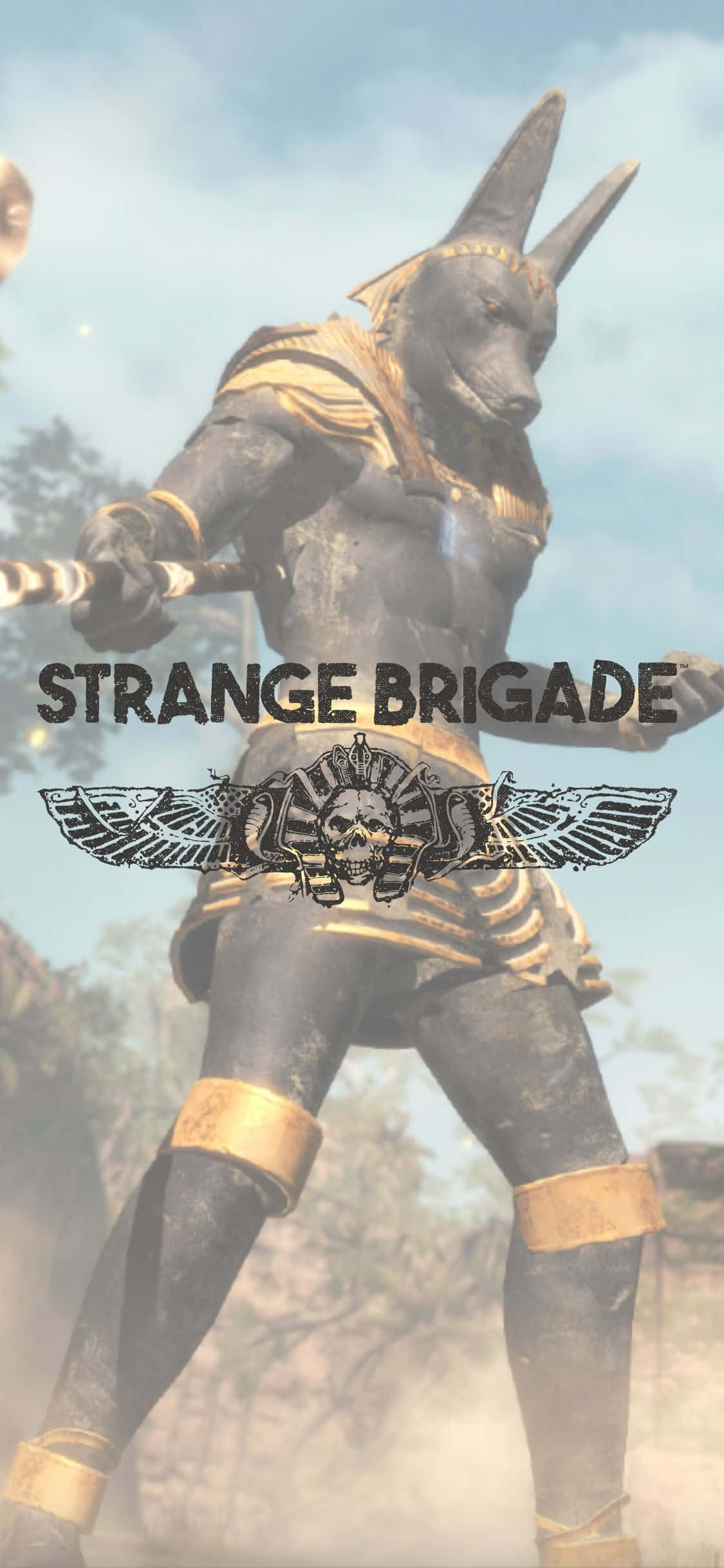 สโตนการ์เดียน iPhone X พื้นหลัง Strange Brigade วอลเปเปอร์