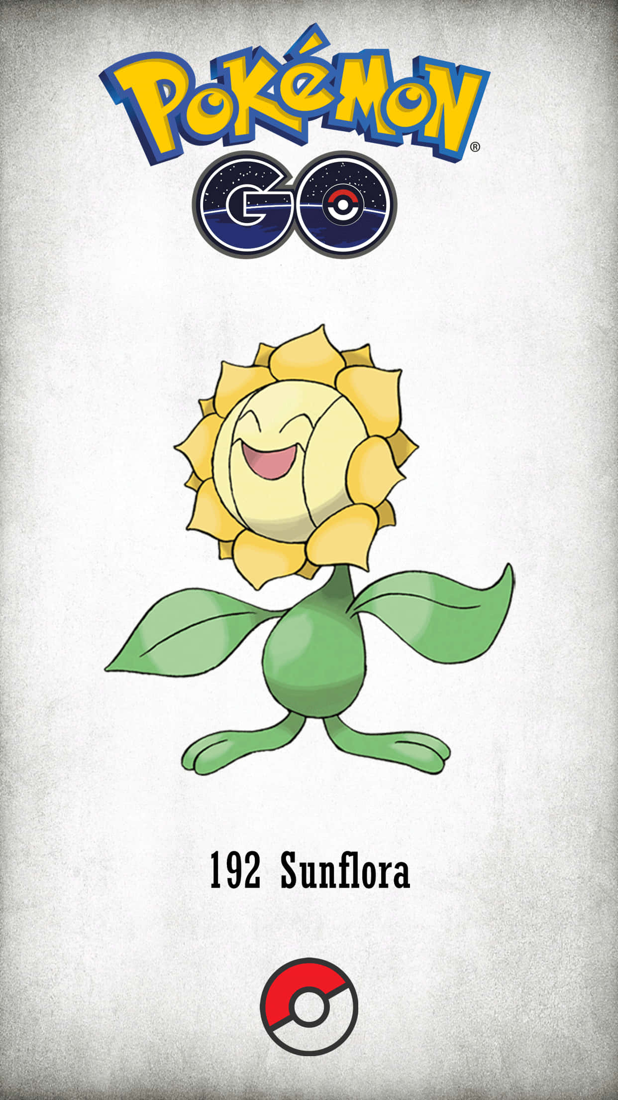 Sunflora ใน Pokemon Go วอลเปเปอร์