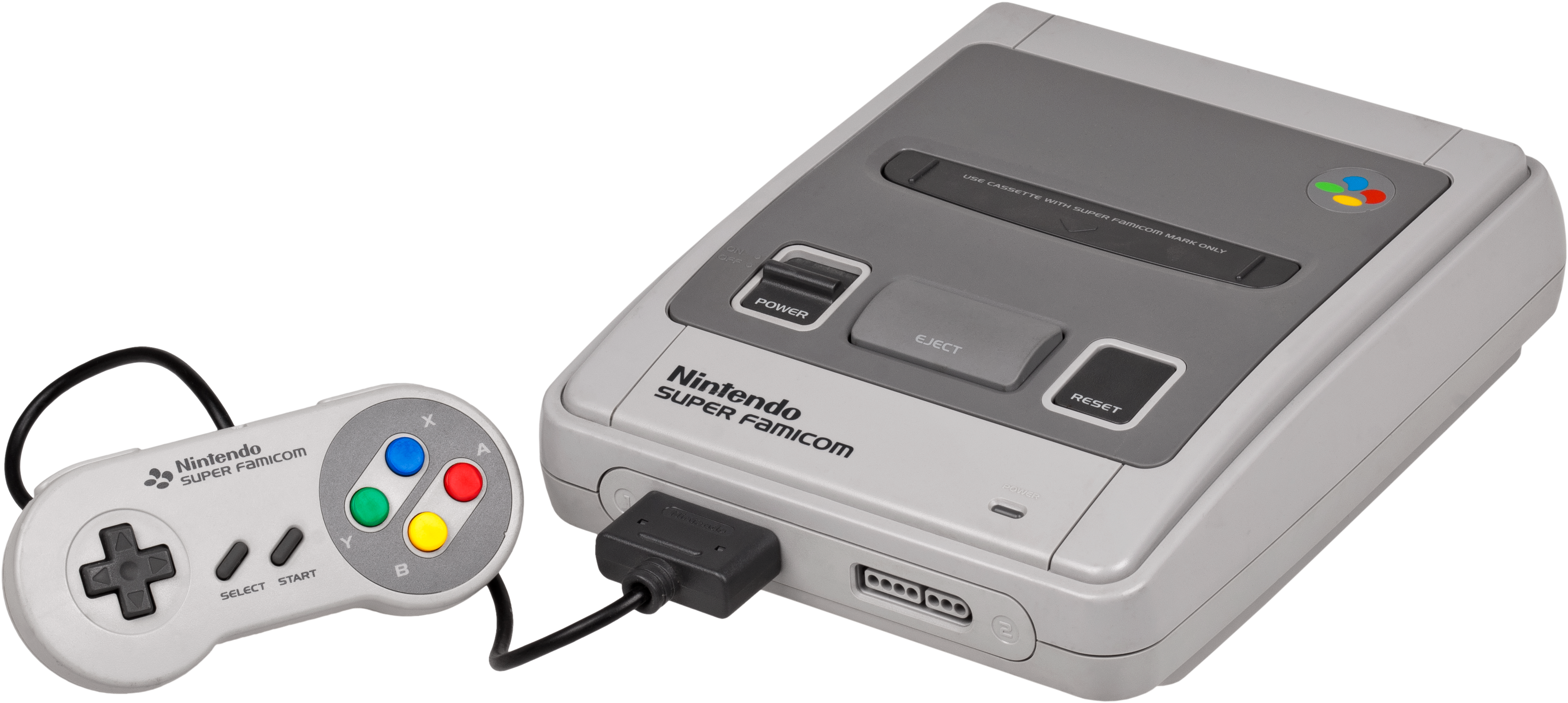 เครื่อง Super Famicom และคอนโทรลเลอร์ วอลเปเปอร์