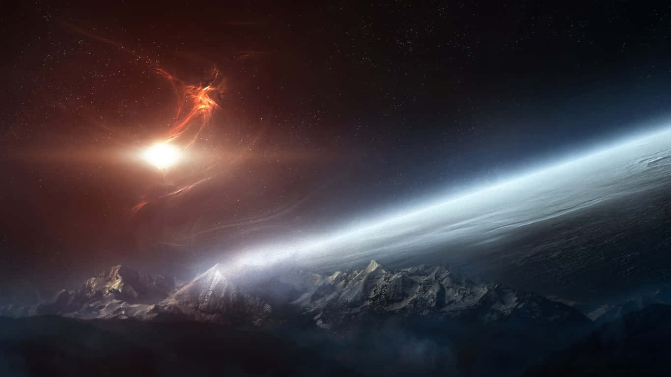 เดสก์ท็อป Superblast HD 1366x768 วอลเปเปอร์