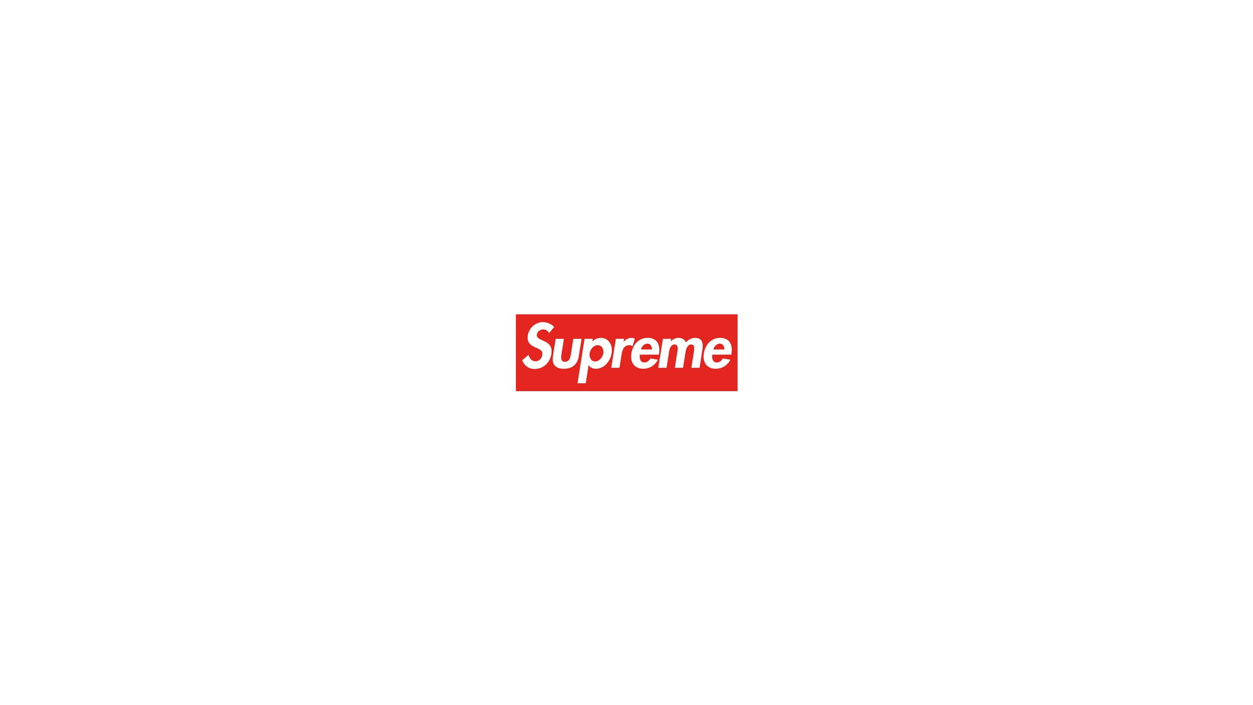 แล็ปท็อปสไตล์มินิมอล Supreme วอลเปเปอร์