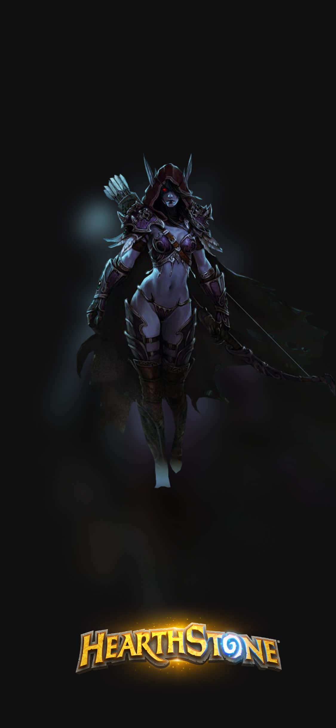 Sylvanas Windrunner iPhone XS Hearthstone พื้นหลัง วอลเปเปอร์
