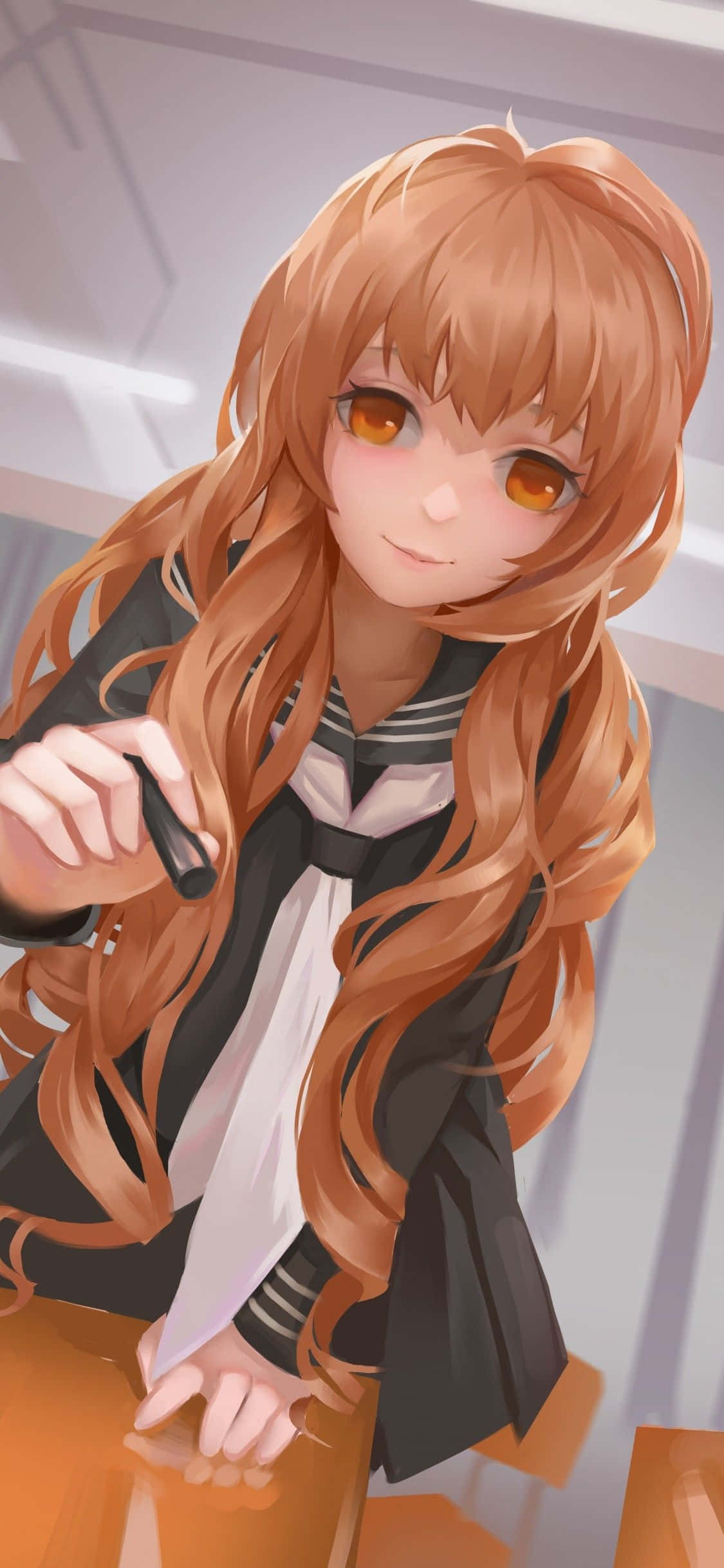 สาวอนิเมะน่ารัก Taiga Aisaka วอลเปเปอร์