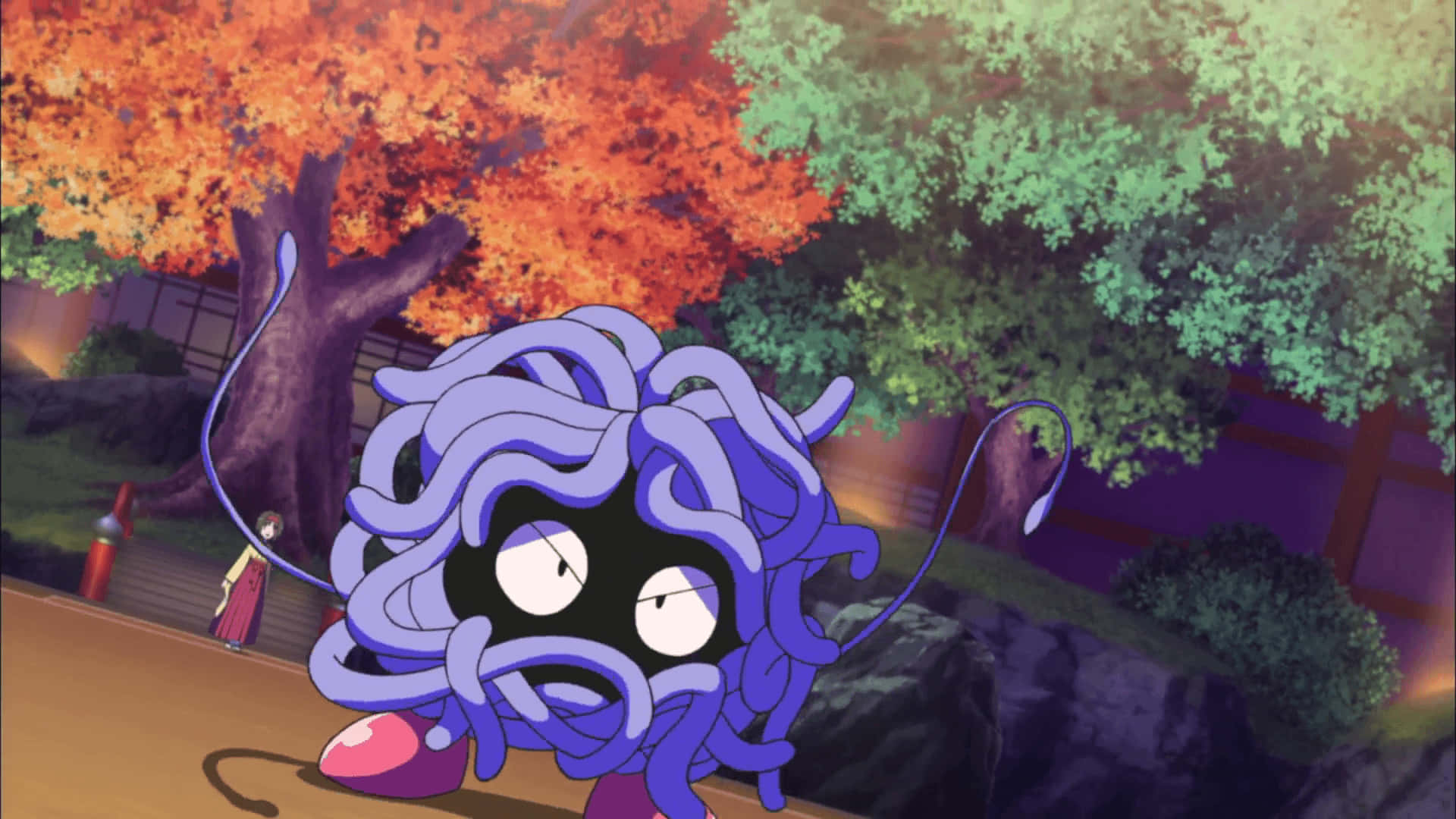 Tangela ใช้ Vine Whip วอลเปเปอร์