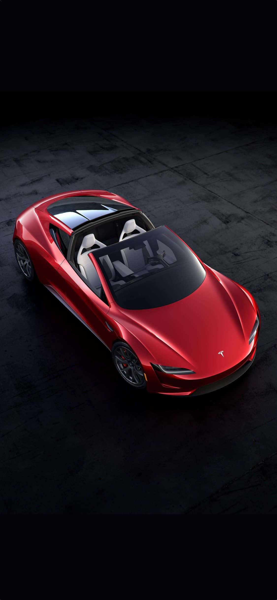 Tesla มุมมองจากอากาศ iPhone วอลเปเปอร์