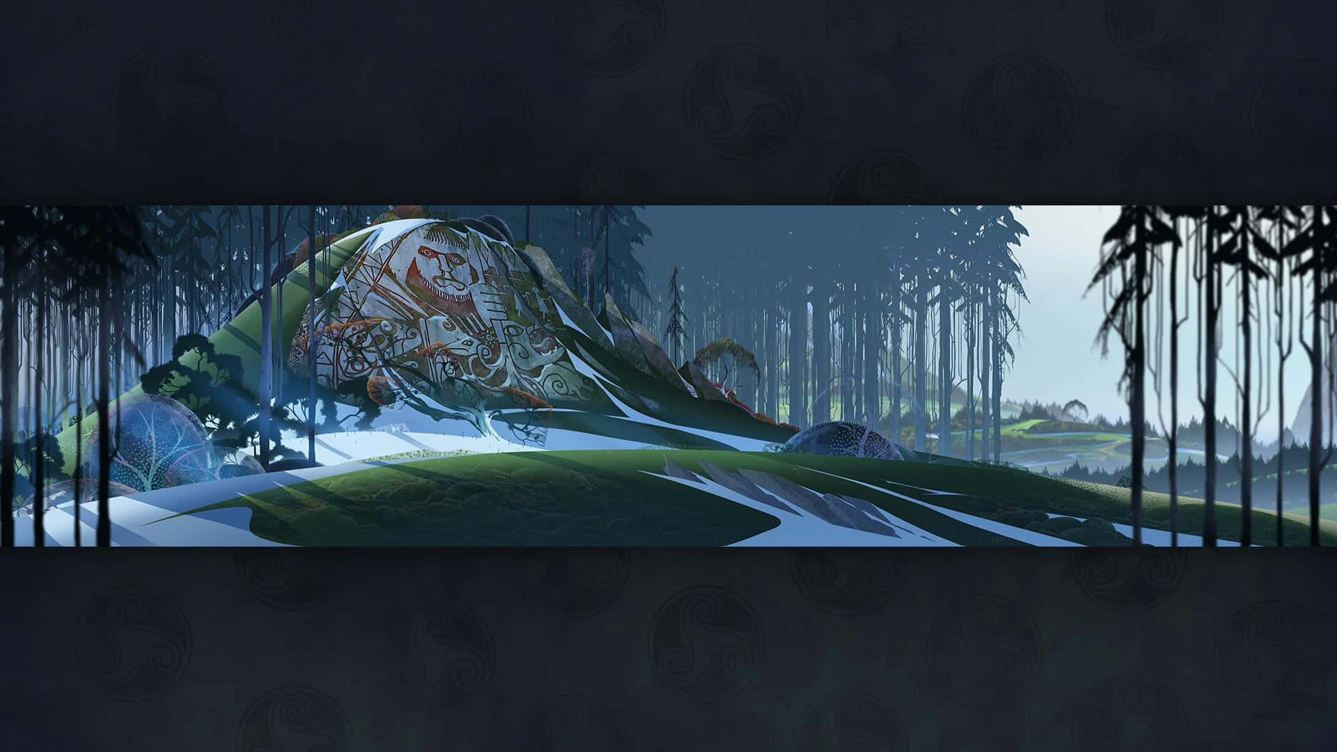 พื้นหลังป่า The Banner Saga วอลเปเปอร์