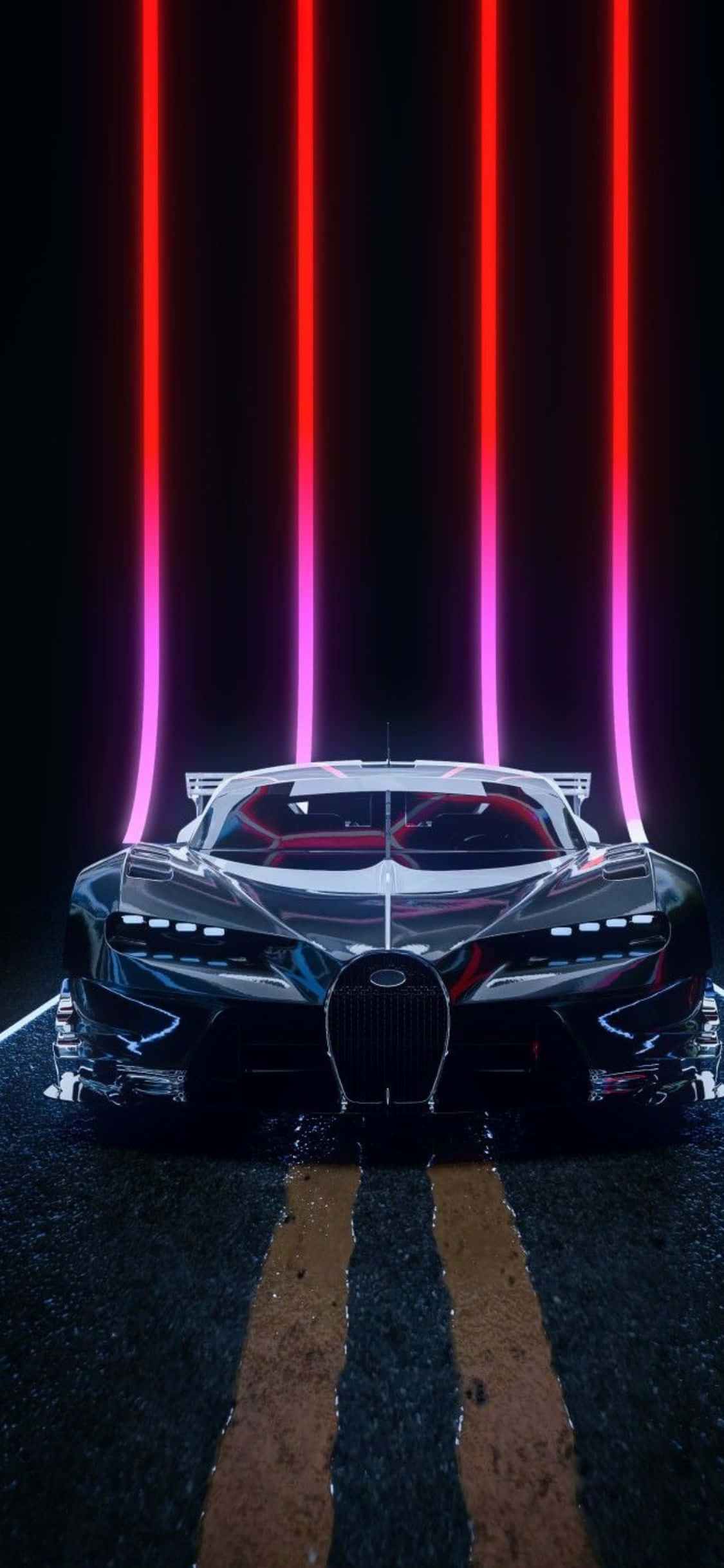 ภาพ The Bold and Extreme - iPhone Xs ใน Bugatti วอลเปเปอร์