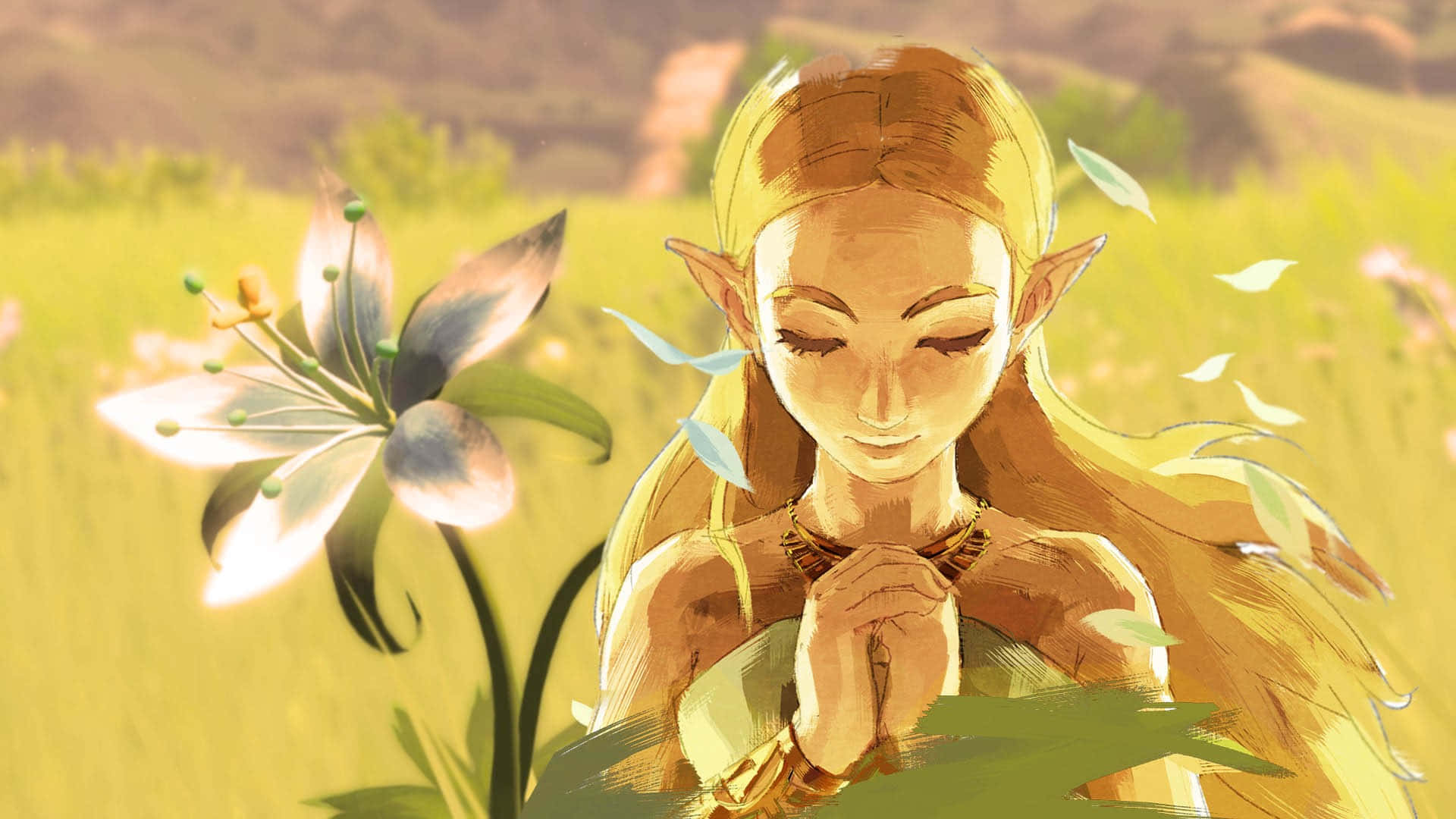 สำรวจโลกแห่งปริศนาของไฮรูลใน The Legend of Zelda วอลเปเปอร์