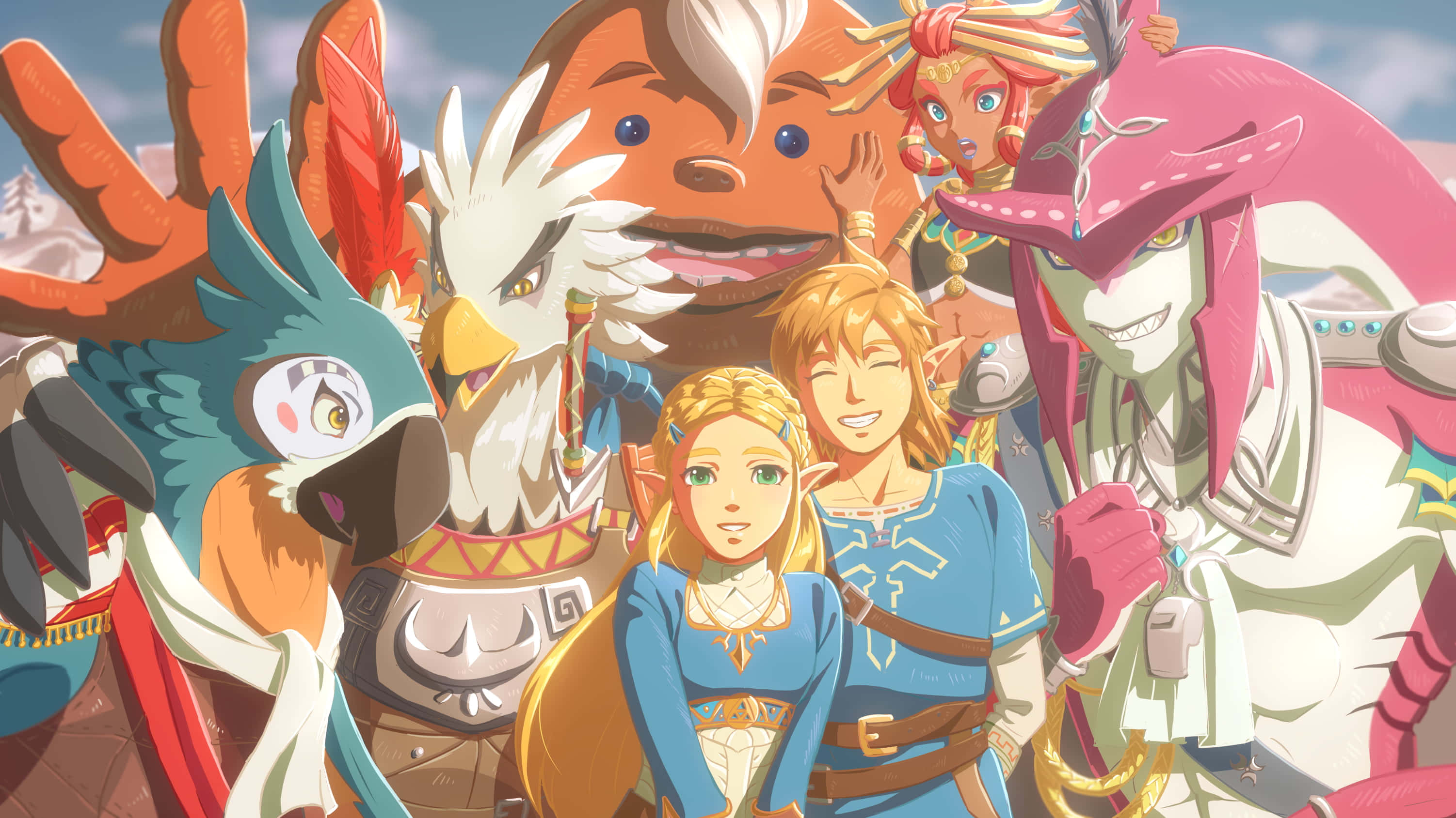 การผจญภัยรอคุณอยู่ใน The Legend of Zelda วอลเปเปอร์