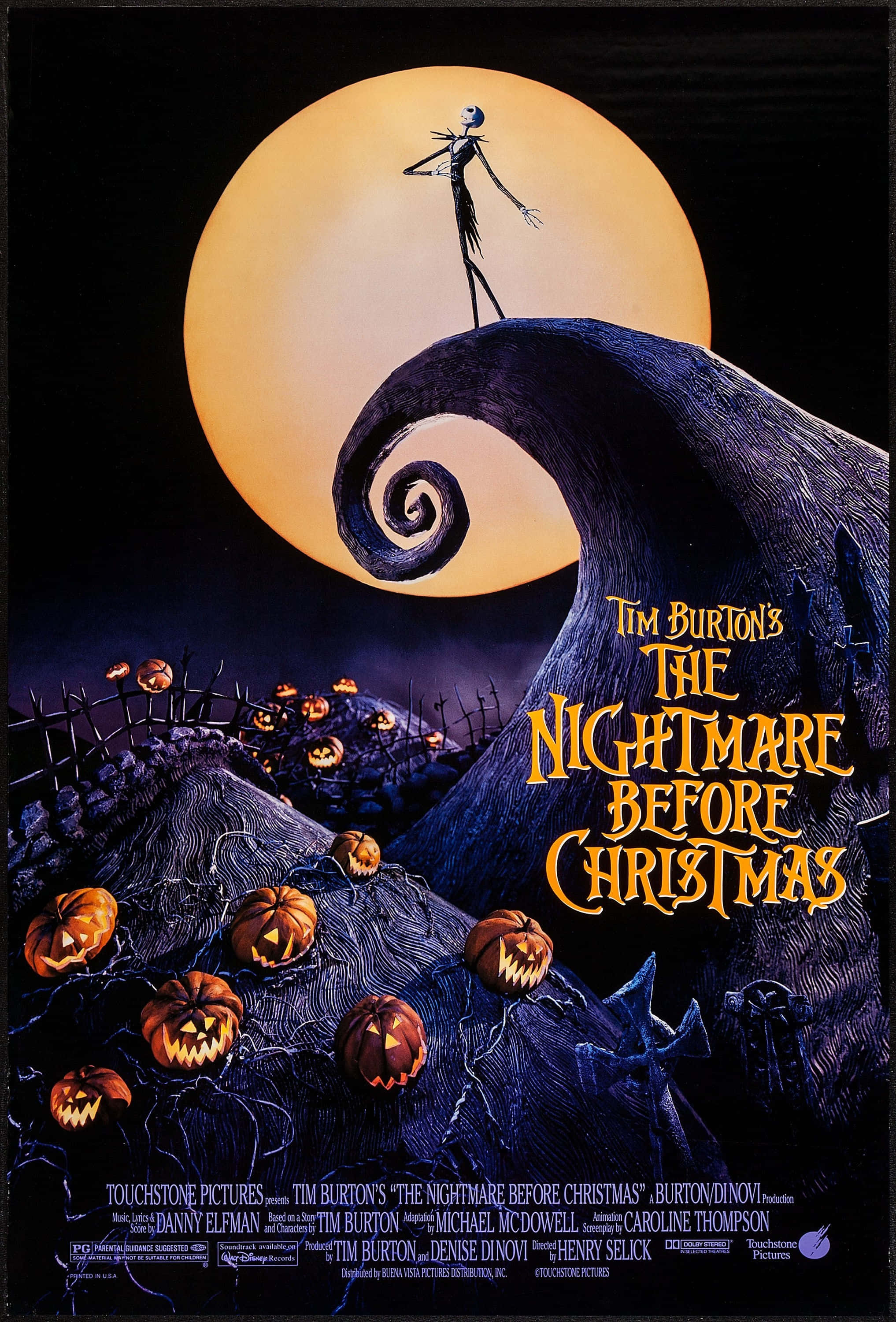 โปสเตอร์หนัง The Nightmare Before Christmas วอลเปเปอร์