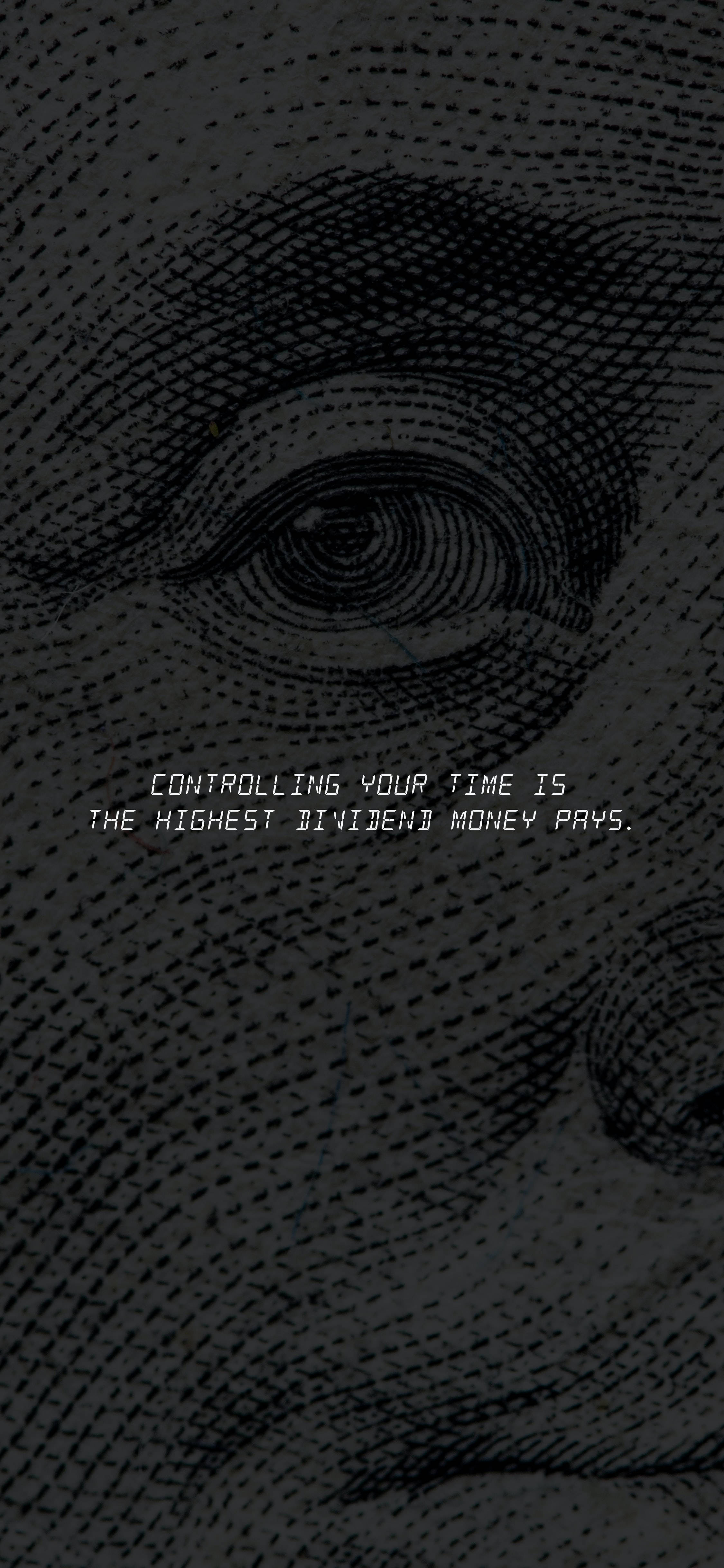 "The possibility of success increases when you focus on making money your servant, not your master." วอลเปเปอร์