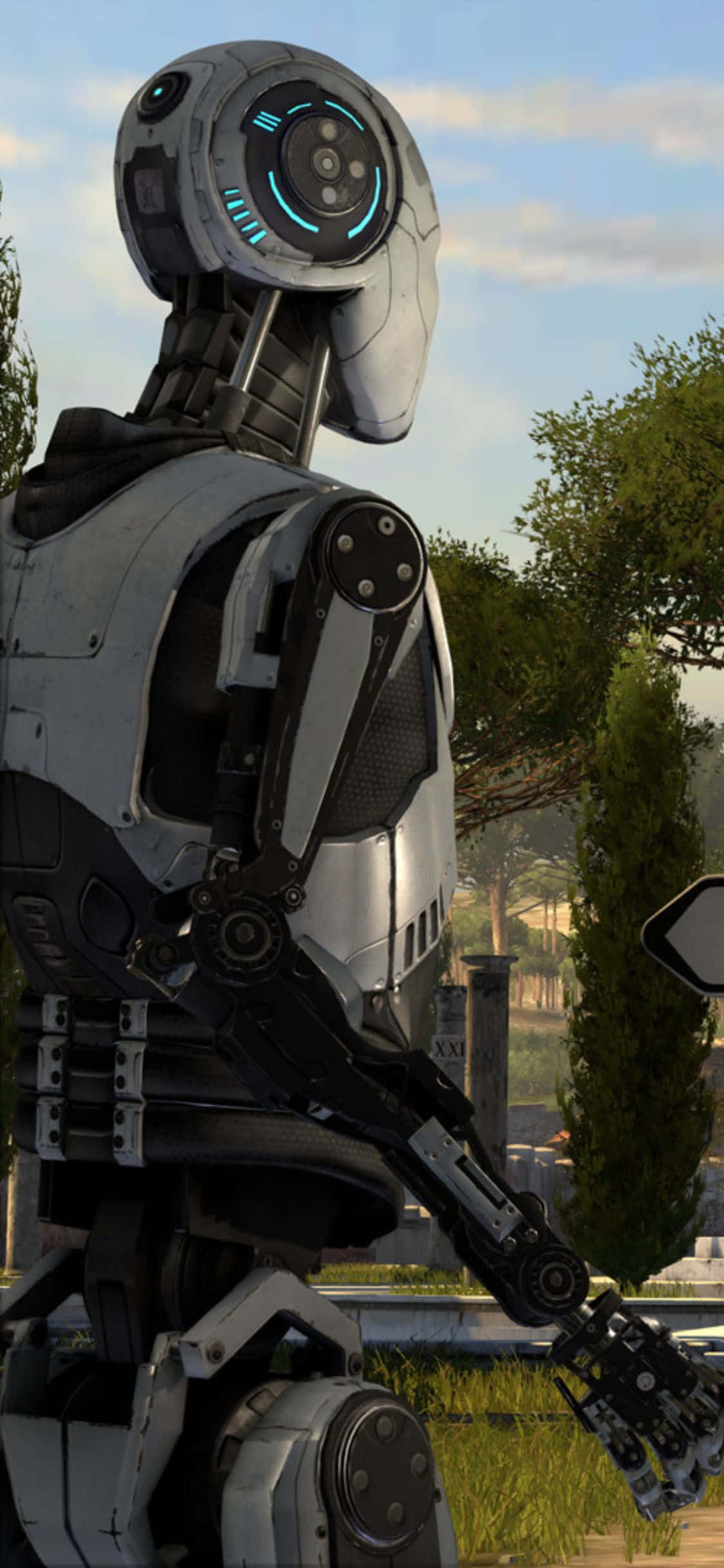 ไขปริศนาและท้าทายสมองของคุณกับ The Talos Principle บน iPhone X วอลเปเปอร์