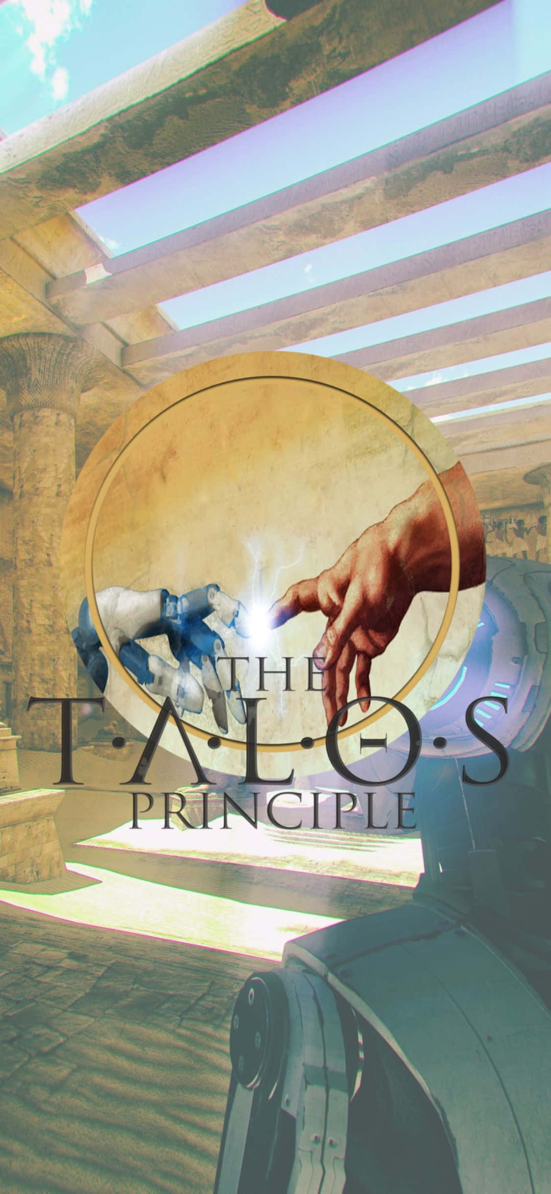 สำรวจความลึกลับของ The Talos Principle บน iPhone Xs วอลเปเปอร์