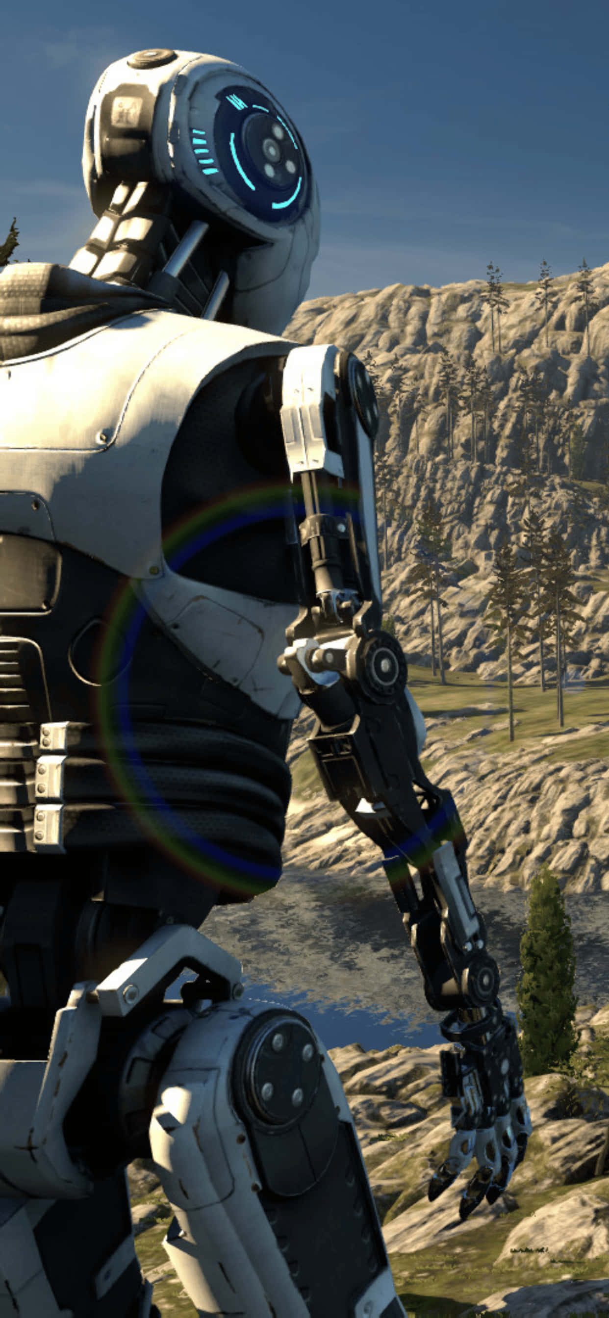 ทิวทัศน์ที่น่าดึงดูดของเกม The Talos Principle บน iPhone XS Max วอลเปเปอร์