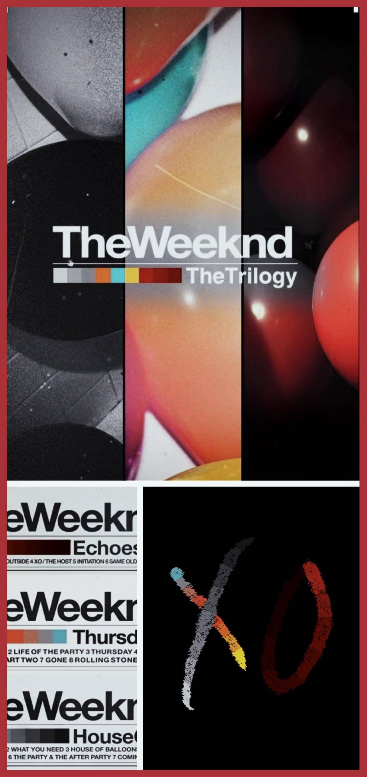ภาพตัดปะ The Weeknd Trilogy วอลเปเปอร์