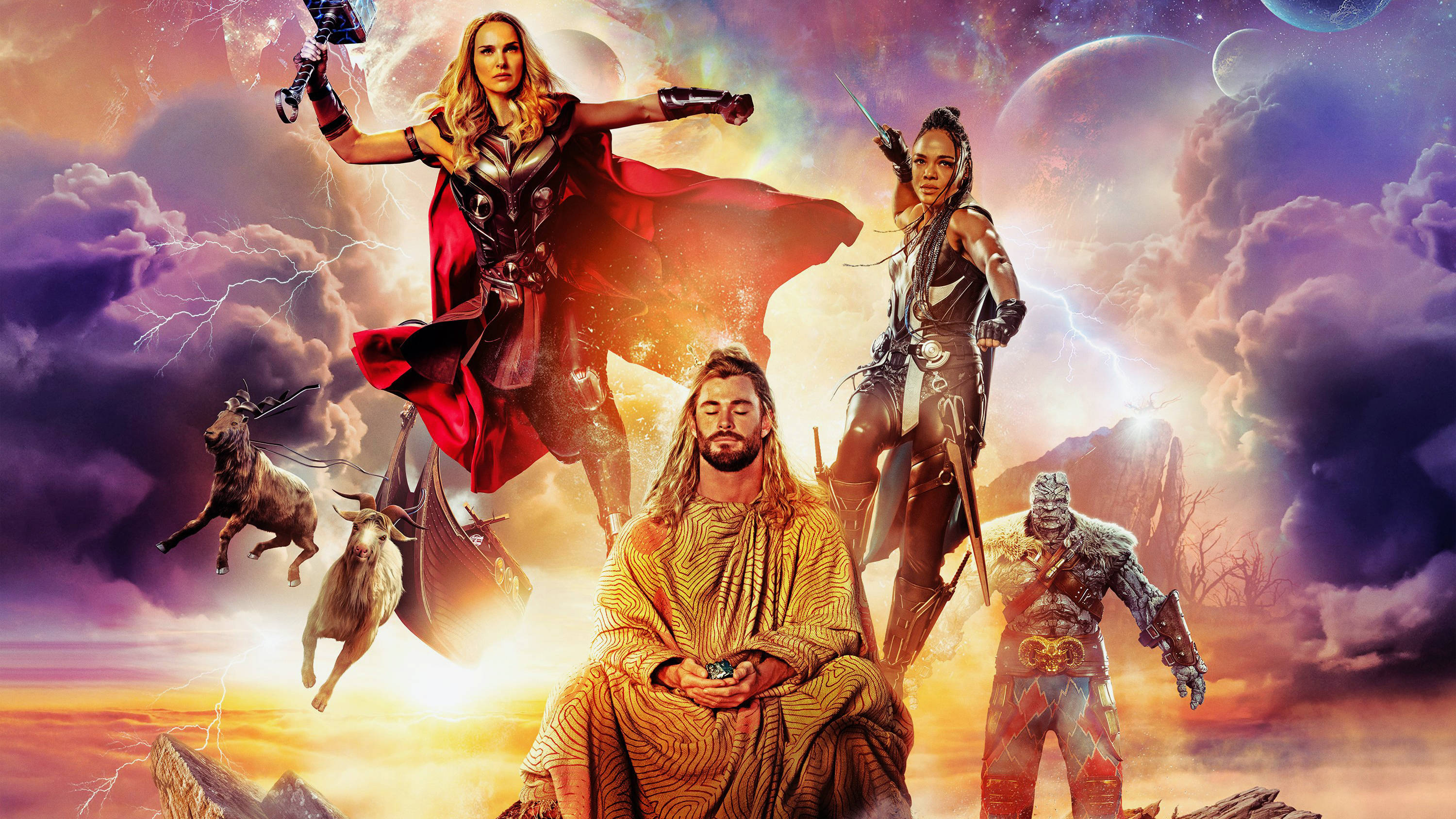 Thor Love And Thunder นักแสดงหลัก วอลเปเปอร์