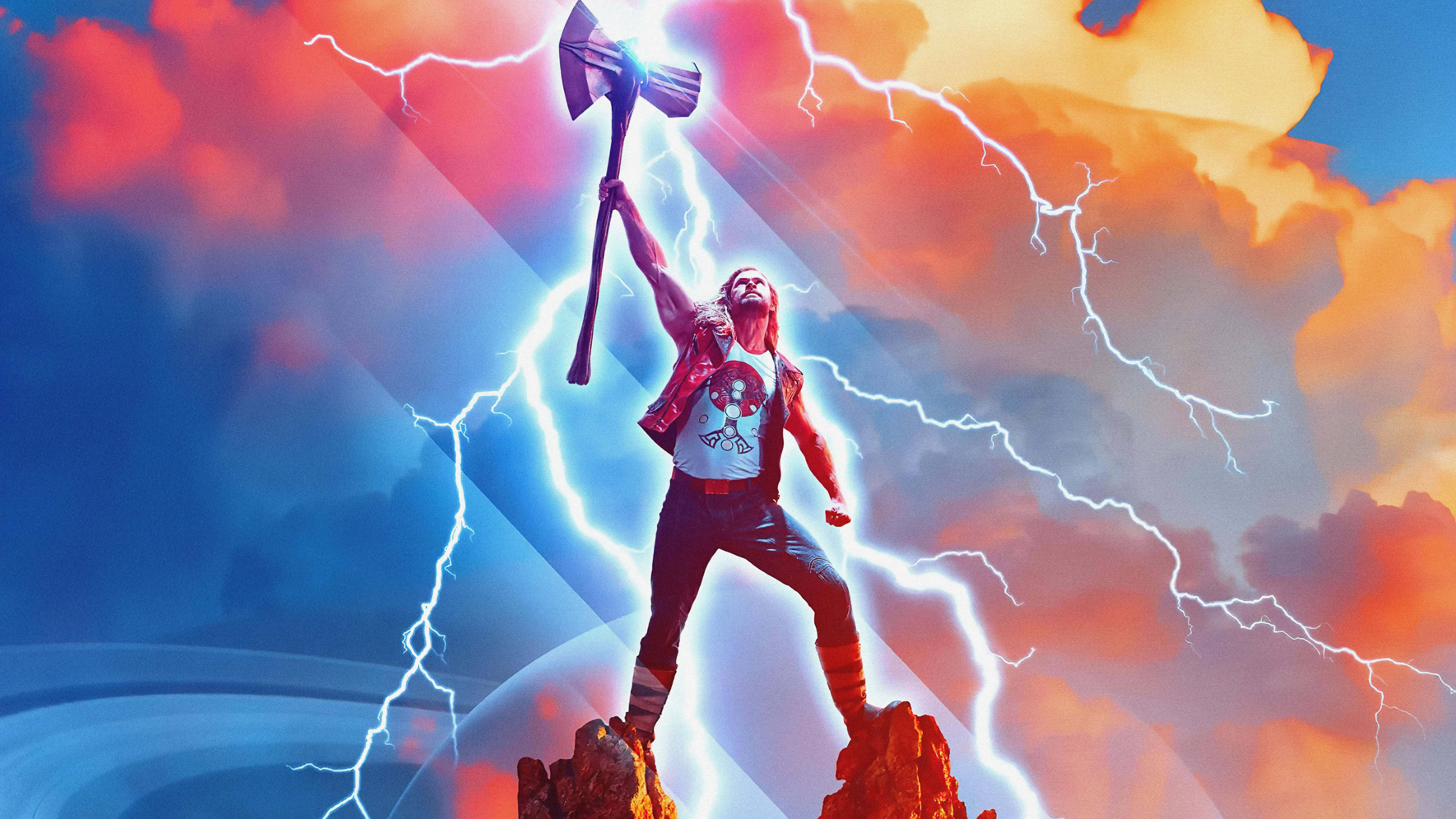 Thor เลิฟแอนด์ธันเดอร์ การควบคุมพายุ วอลเปเปอร์