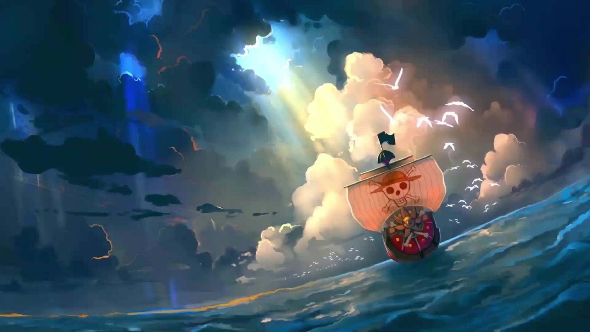 Thousand Sunny วันพีช วาโนะ 4K — วันพีซ วอลเปเปอร์