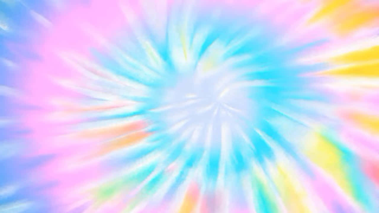 พื้นหลังลายยิงเป้าหมายพาสเทลแบบ Tie Dye วอลเปเปอร์