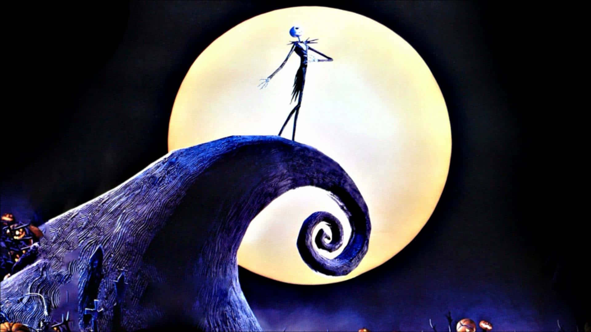 สัมผัสความสนุกสุดหลอนของภาพยนตร์ Tim Burton เรื่อง Nightmare Before Christmas! วอลเปเปอร์