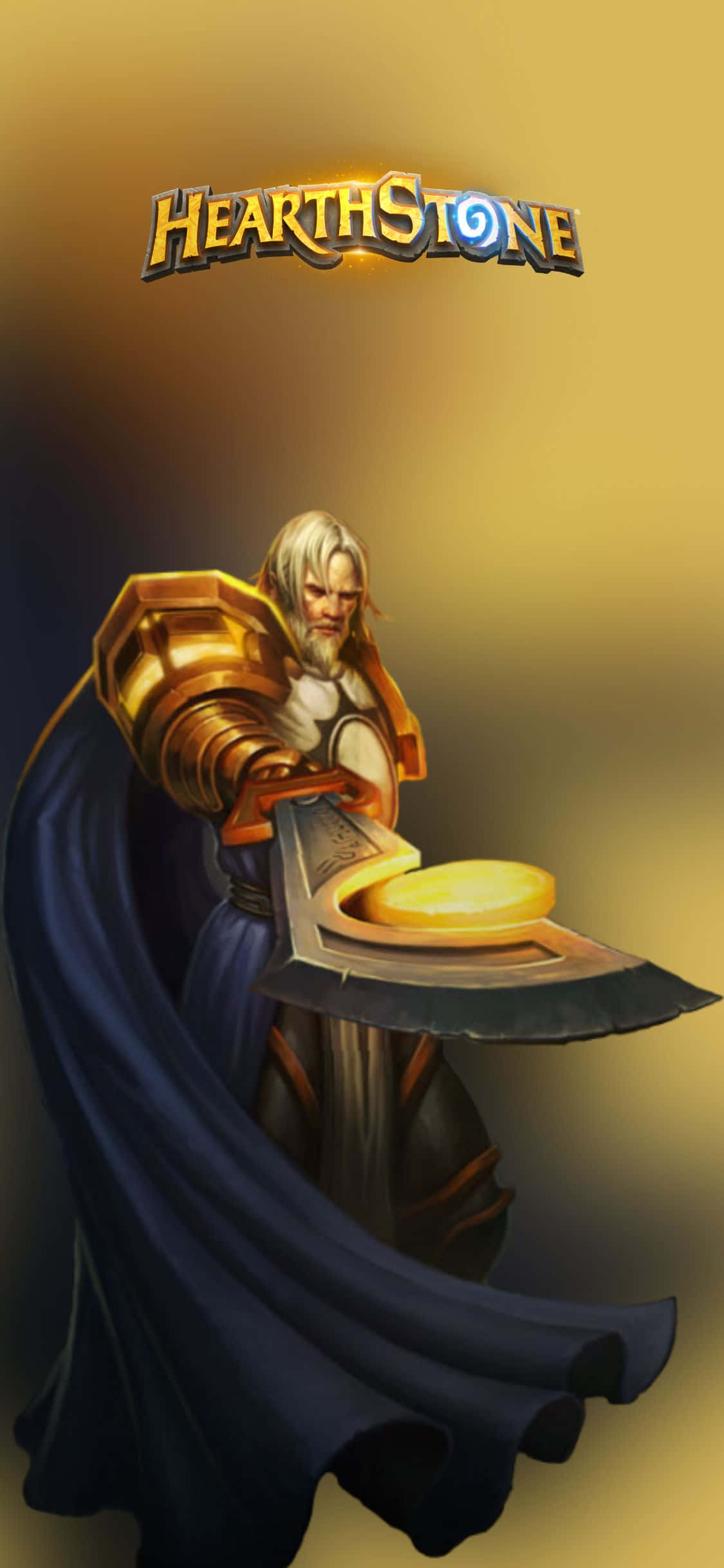Tirion Fordring iPhone XS Hearthstone พื้นหลัง วอลเปเปอร์