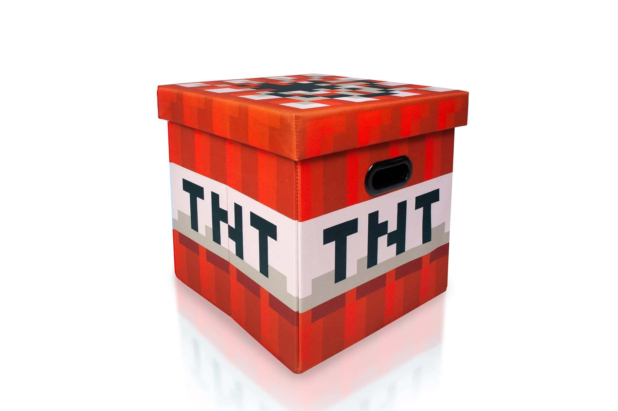 กล่องที่มี TNT ของ Minecraft วอลเปเปอร์