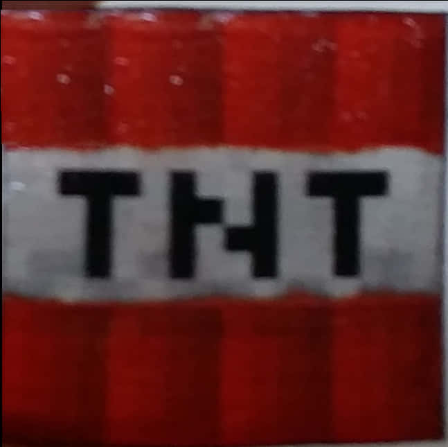 บล็อก TNT ใน Minecraft แบบใกล้ชิด วอลเปเปอร์