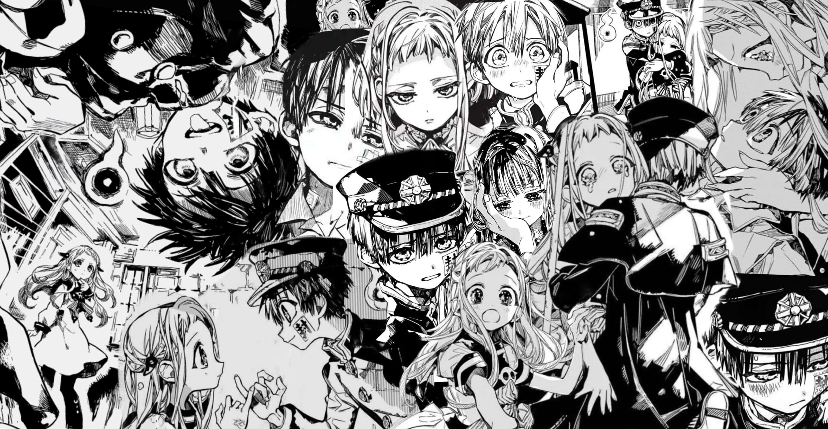 Toilet Bound Hanako Kun ภาพสไตล์มังงะสวยงาม วอลเปเปอร์